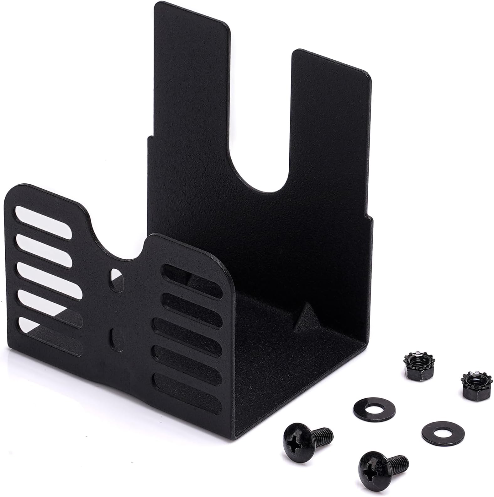 Onlyfire Universal Barbecue Grill 3 Inch Slide Rotisserie Motor Bracket, Black