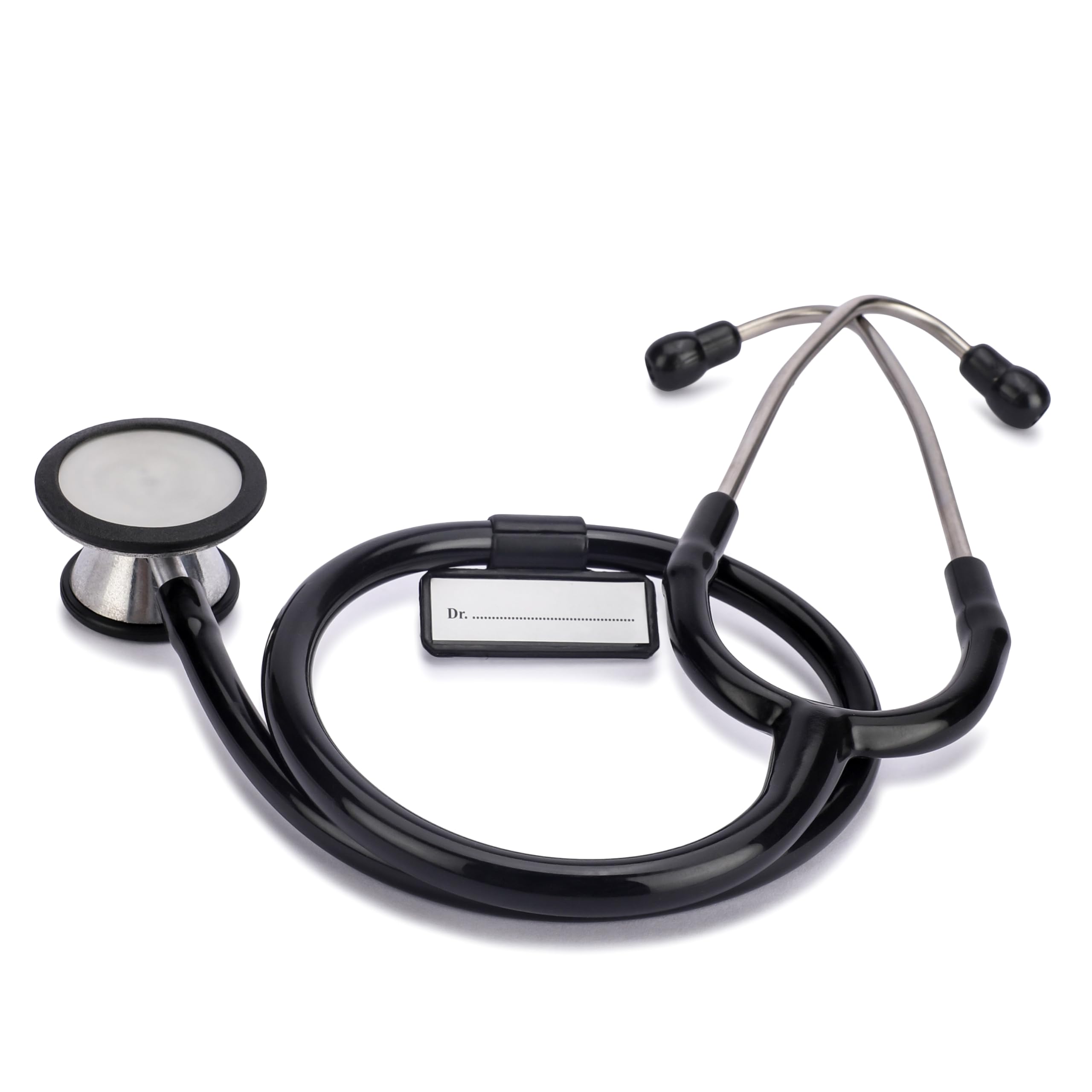 iWalk Stethoscope For Doctor And Students Medical Real Stethoscope For Doctors. (Dual Black) 2