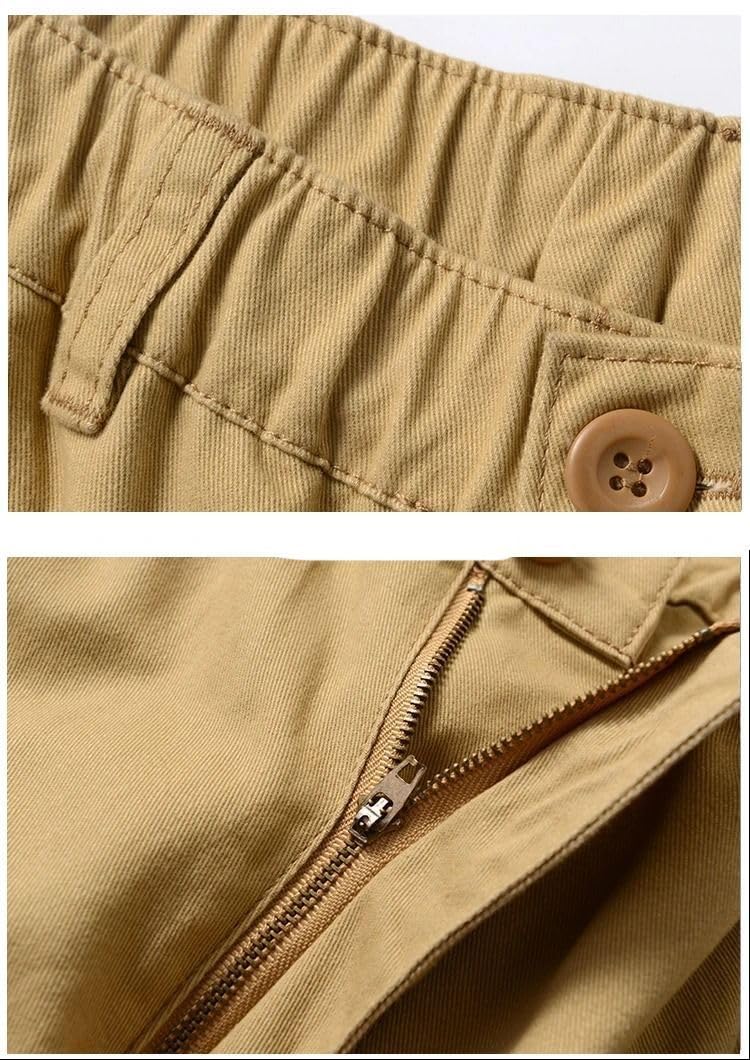 Pantalones de Carga Tácticos para Hombre Tallas Grandes, de Pierna Ancha y Algodón, Utilitarios para Deportes