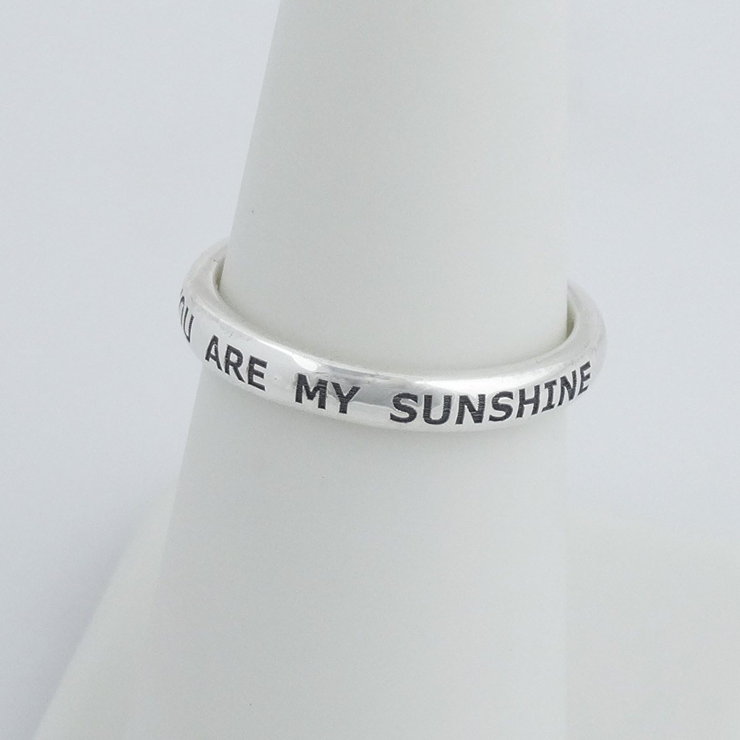 FashionJunkie4Life Sterling Silver Engraved Rings, Sizes 5-10, Fashion Ring, Engraved Stackable Ring