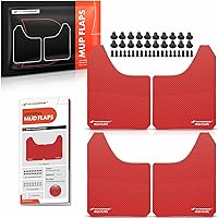 Vista 11 de A-Premium 2 unidades de protectores universales negros contra salpicaduras, aletas de barro, guardabarros, guardabarros, guardabarros, guardabarros