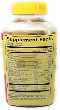 Spring Valley Adult Prenatal Health Multivitamin DHA & Folic Acid, Fruit, 190 Gummies+Better Guide Vitamins Supplements Book