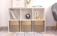 Vista 5 de voten Cestas organizadoras de almacenamiento de 11 x 11 x 11 pulgadas, se ajustan a cubos de 12 x 12 pulgadas, estantes organizadores