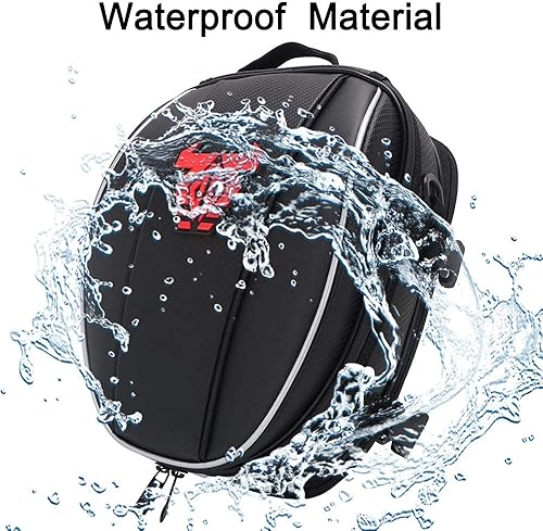 Miniatura 4 de Mochila para asiento trasero de motocicleta  Bolsa de equipaje impermeable doble bolsa de asiento bolsas de sillín de motocicleta bolsas