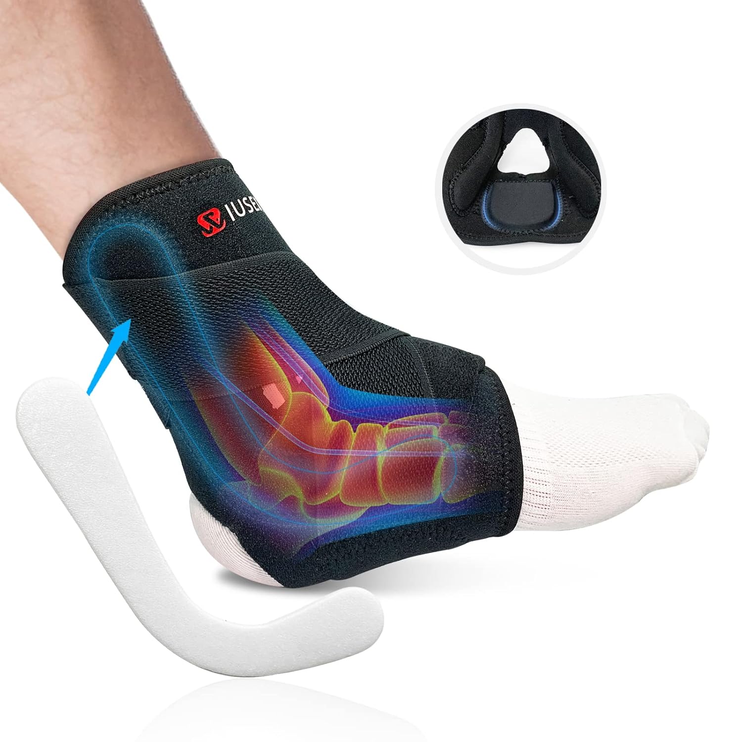 wiuseki Ankle Brace for Sprained Ankle Support for Women & Men for
