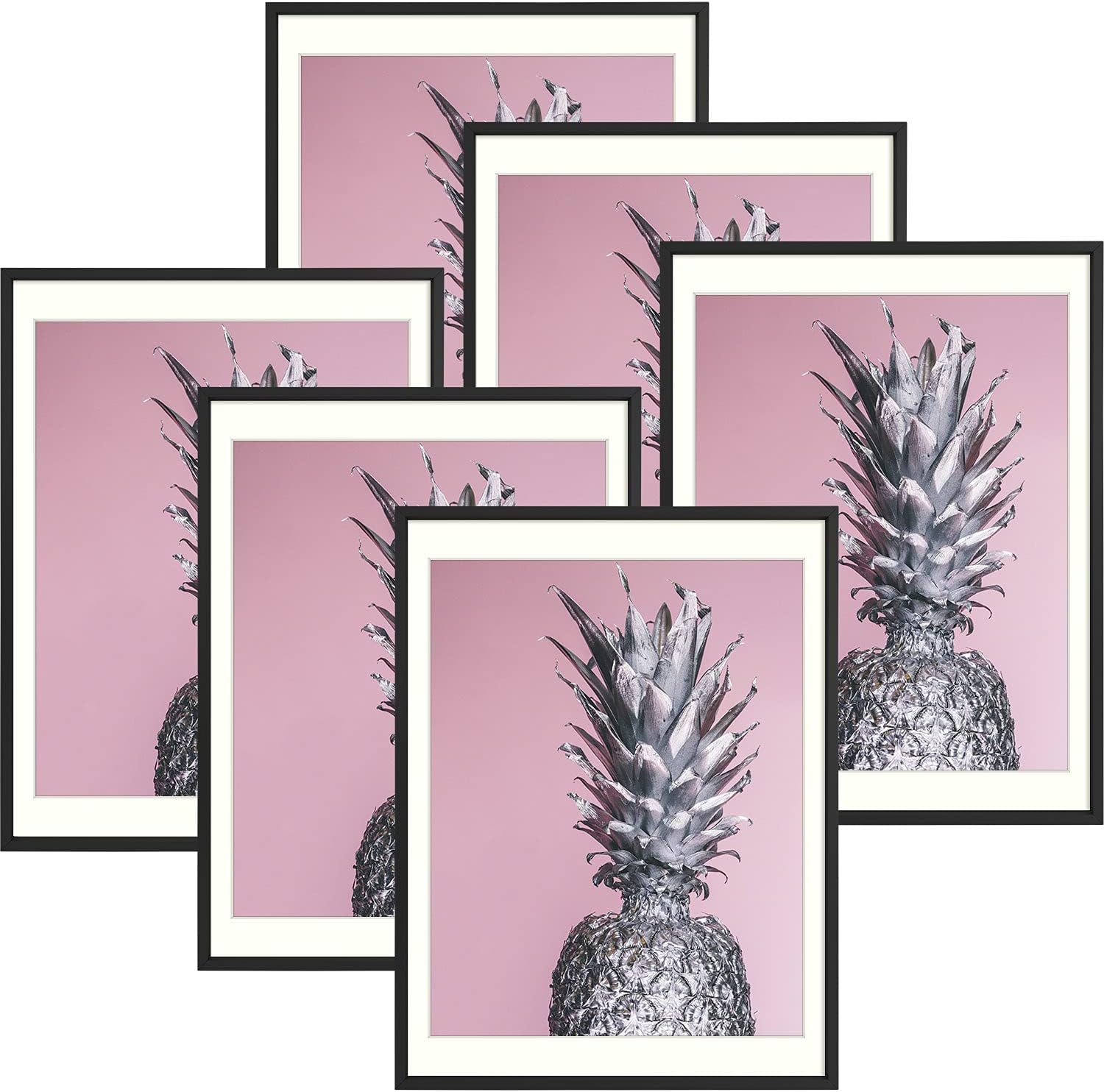 Golden State Art, 12x16 Picture Frame Black, Aluminum