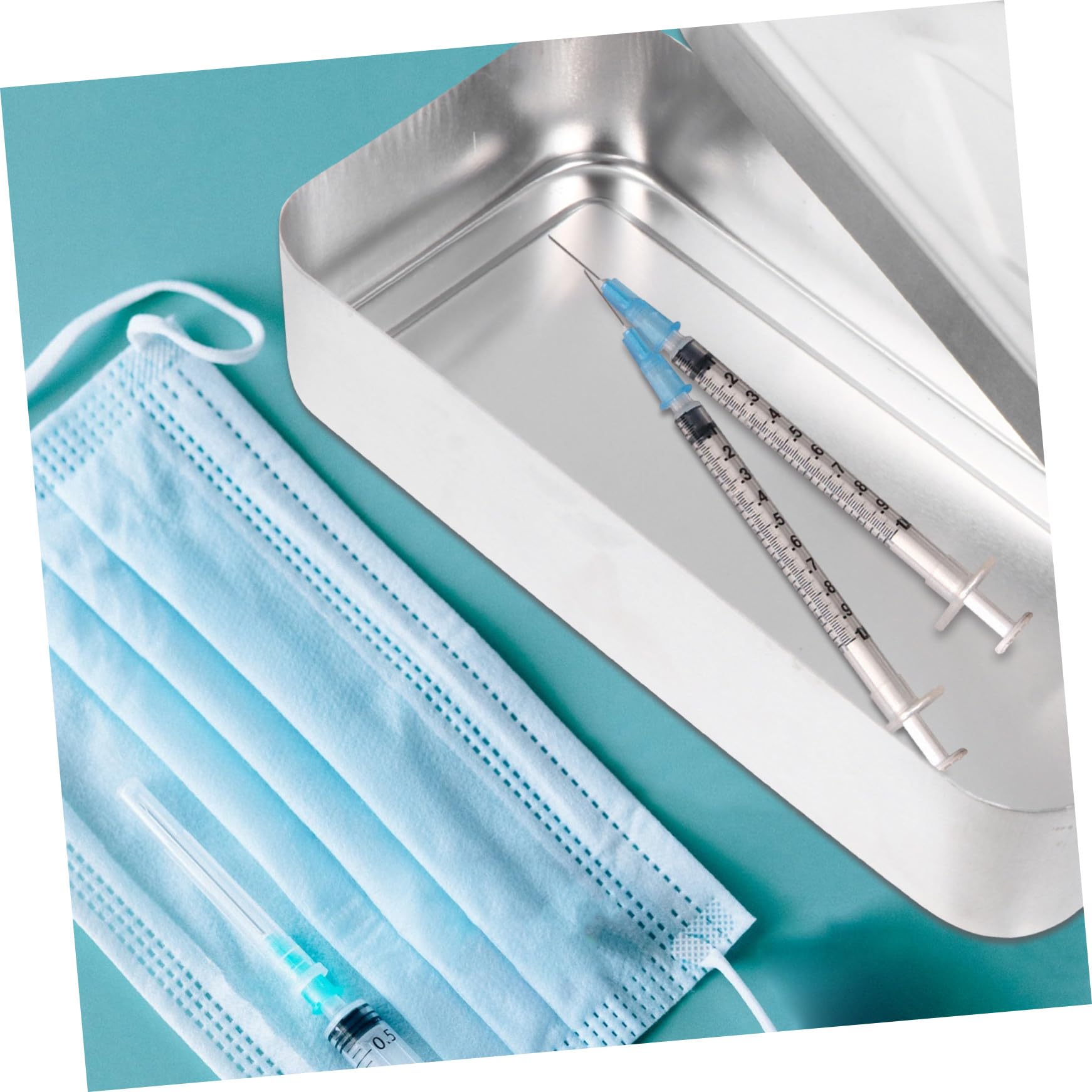 iplusmile Boîte À en Aluminium 20X10X4.5 Cm Boîte De Hygiénique avec Couvercle Résistante À La Corrosion pour Outils Et De Laboratoire