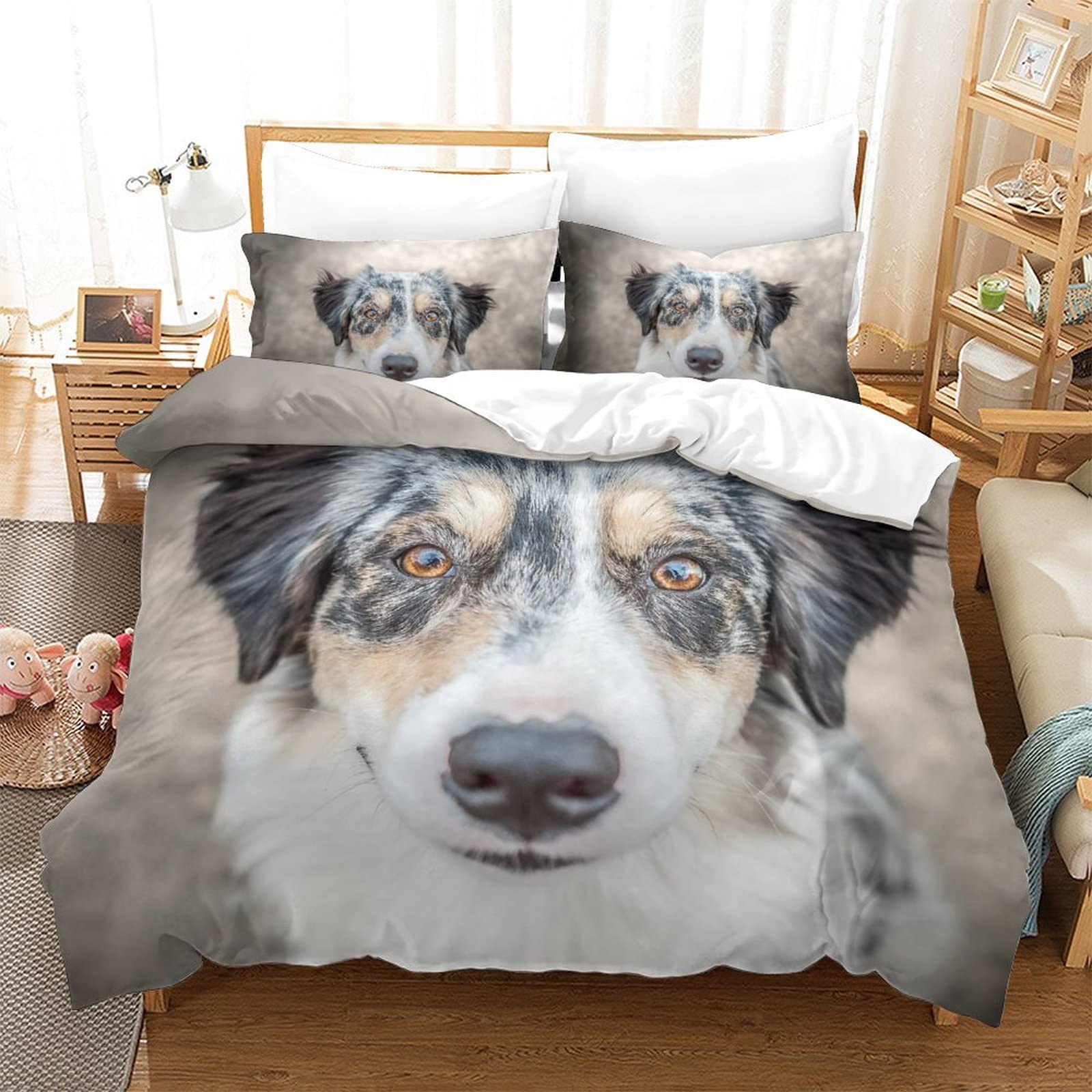 Housse de couette Berger Australien pour transformer votre chambre en un cocon de douceur