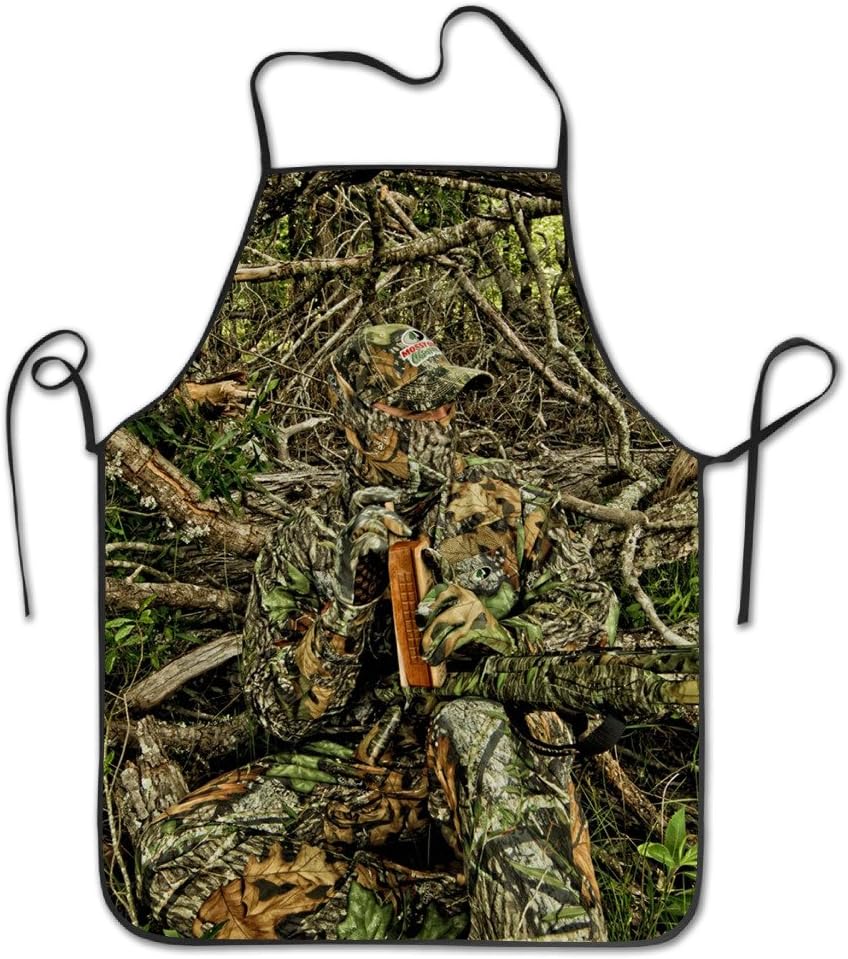 Hunting Camo Forest Hide Party Unisex Cooking Kitchen Aprons Chef Apron Bib