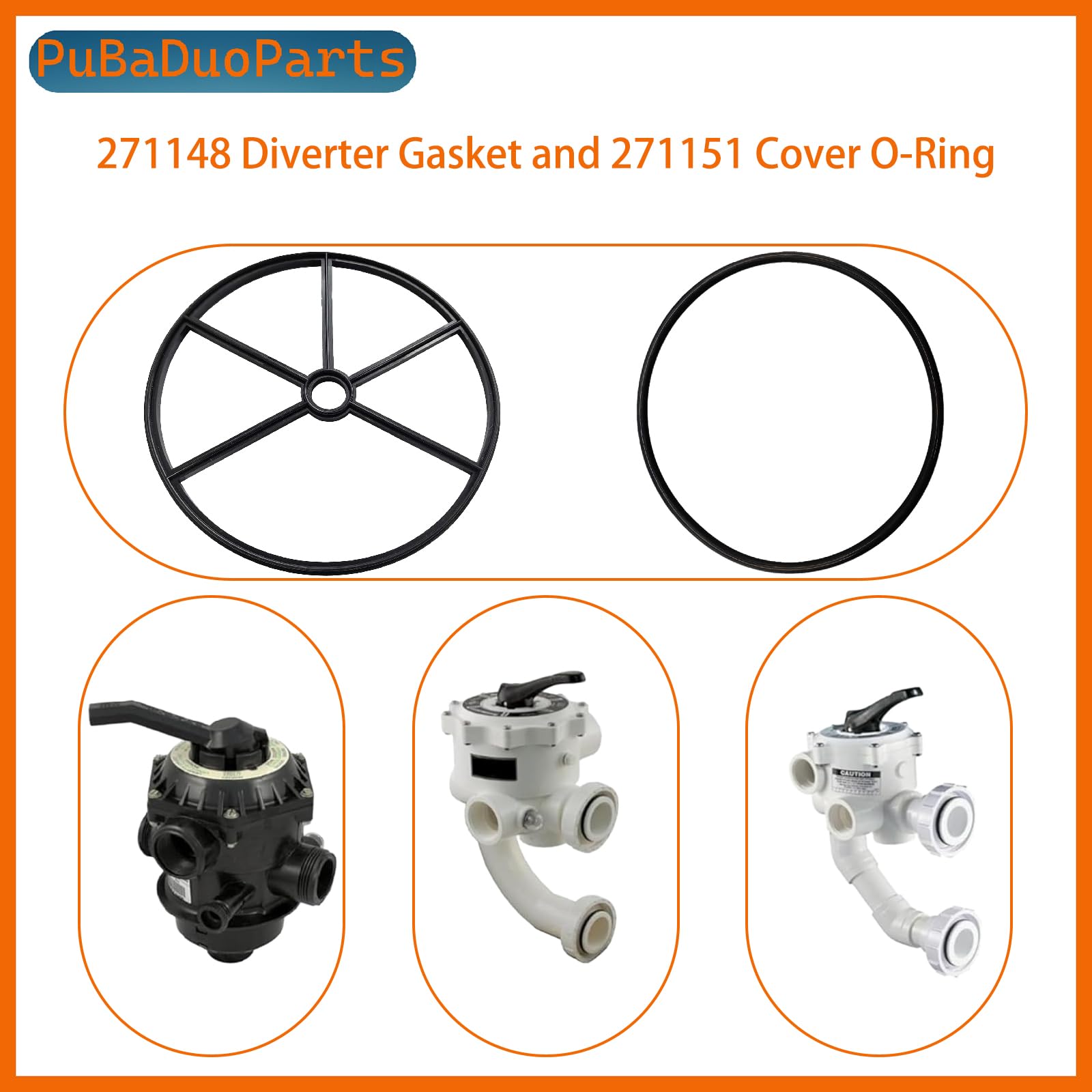 Amazon.com: 271148 2-Inch Diverter Spider Gasket & 271151 O-Ring