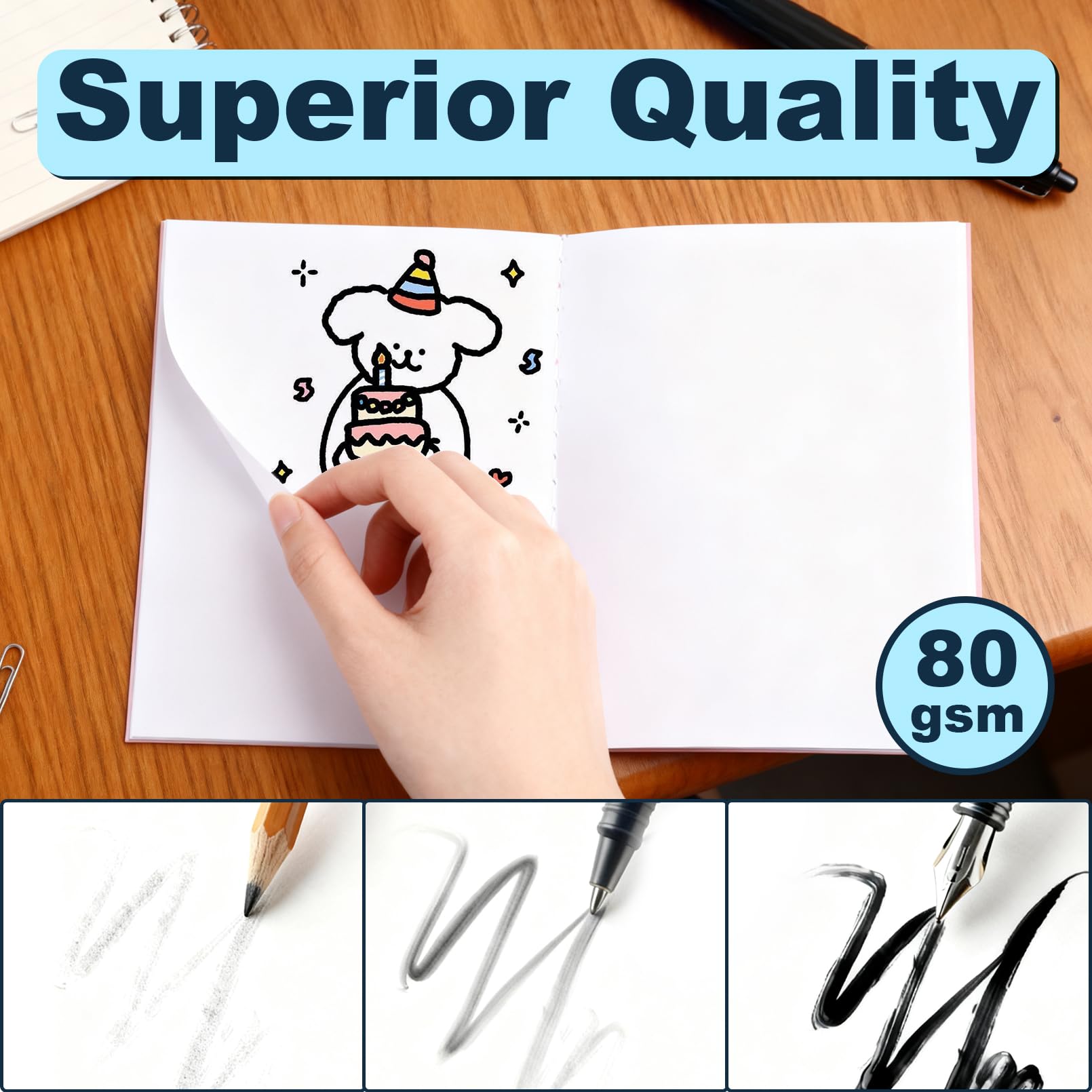 Paquete de 48 mini cuadernos a granel, 4.2 x 5.5 pulgadas, coloridos blocs de notas en blanco, cuaderno de bolsillo pequeño, mini blocs de notas sin forro para escribir, dibujar bocetos (6