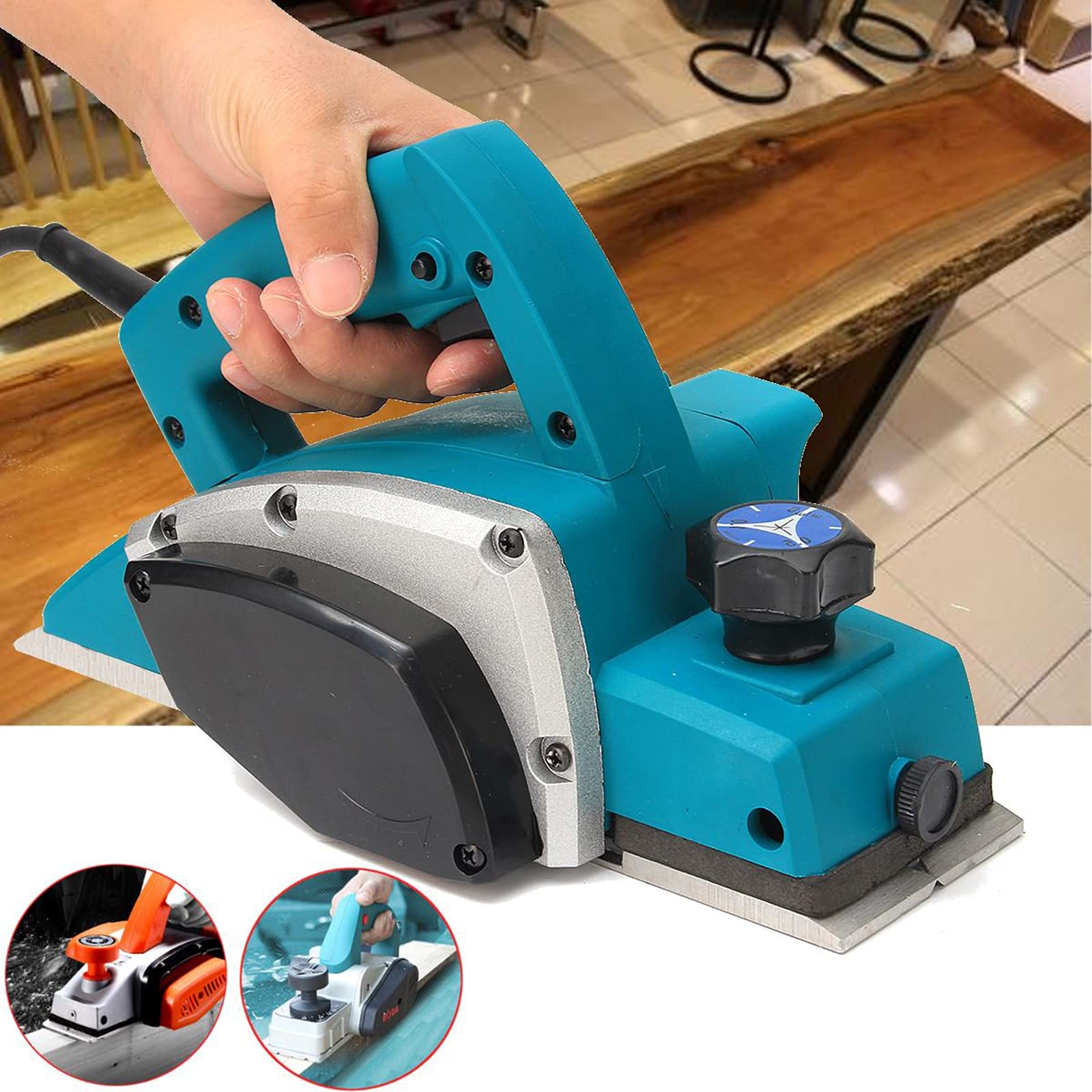 Cepilladora eléctrica de 800220V, cepilladora de Mano Multifuncional, cepilladora de Madera, fresado de Madera, Herramientas eléctricas para tallar