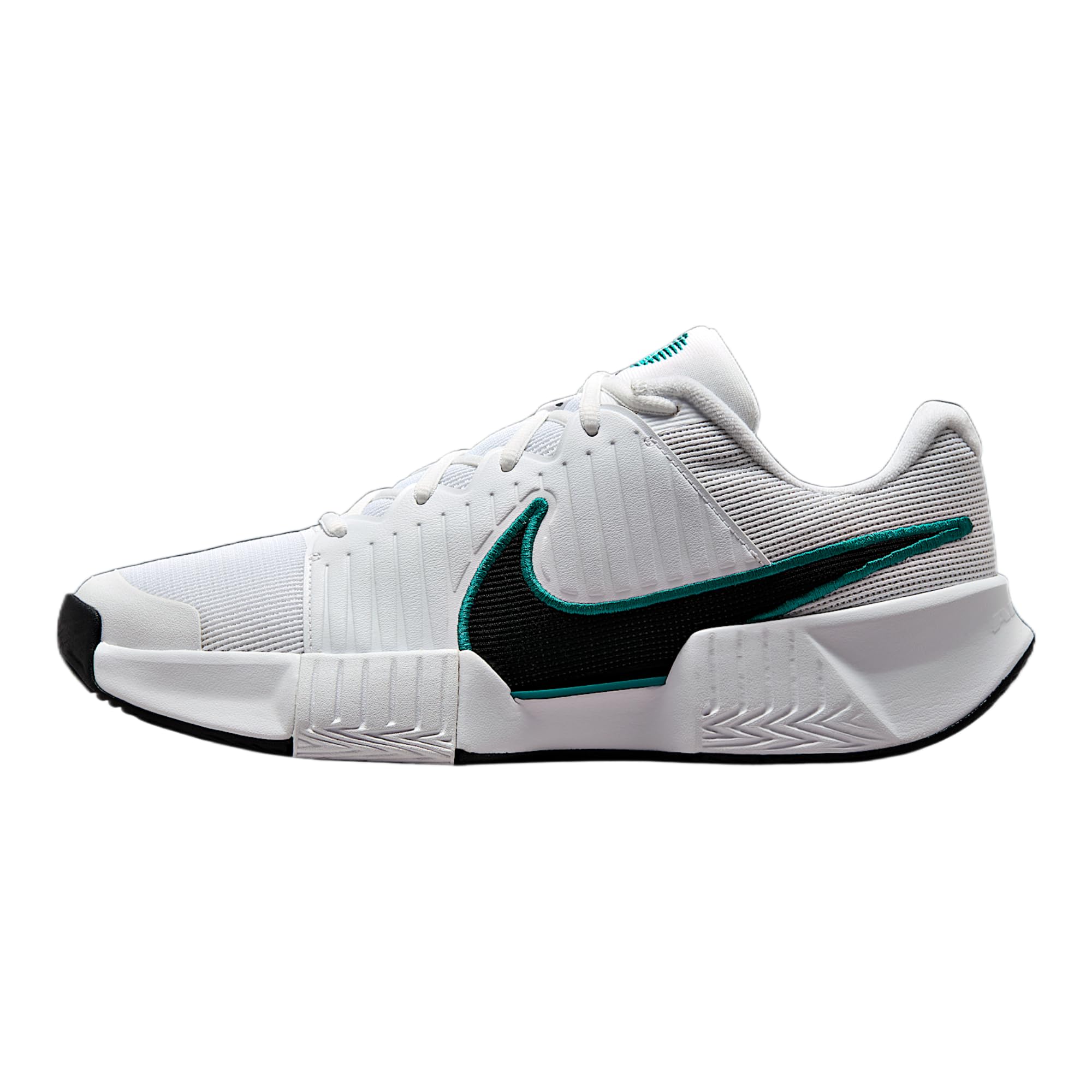 Nike Zoom GP Challenge Pro HC mens LACED SHOES 45 EU WHITE/BLACK-RADIANT EMERALD