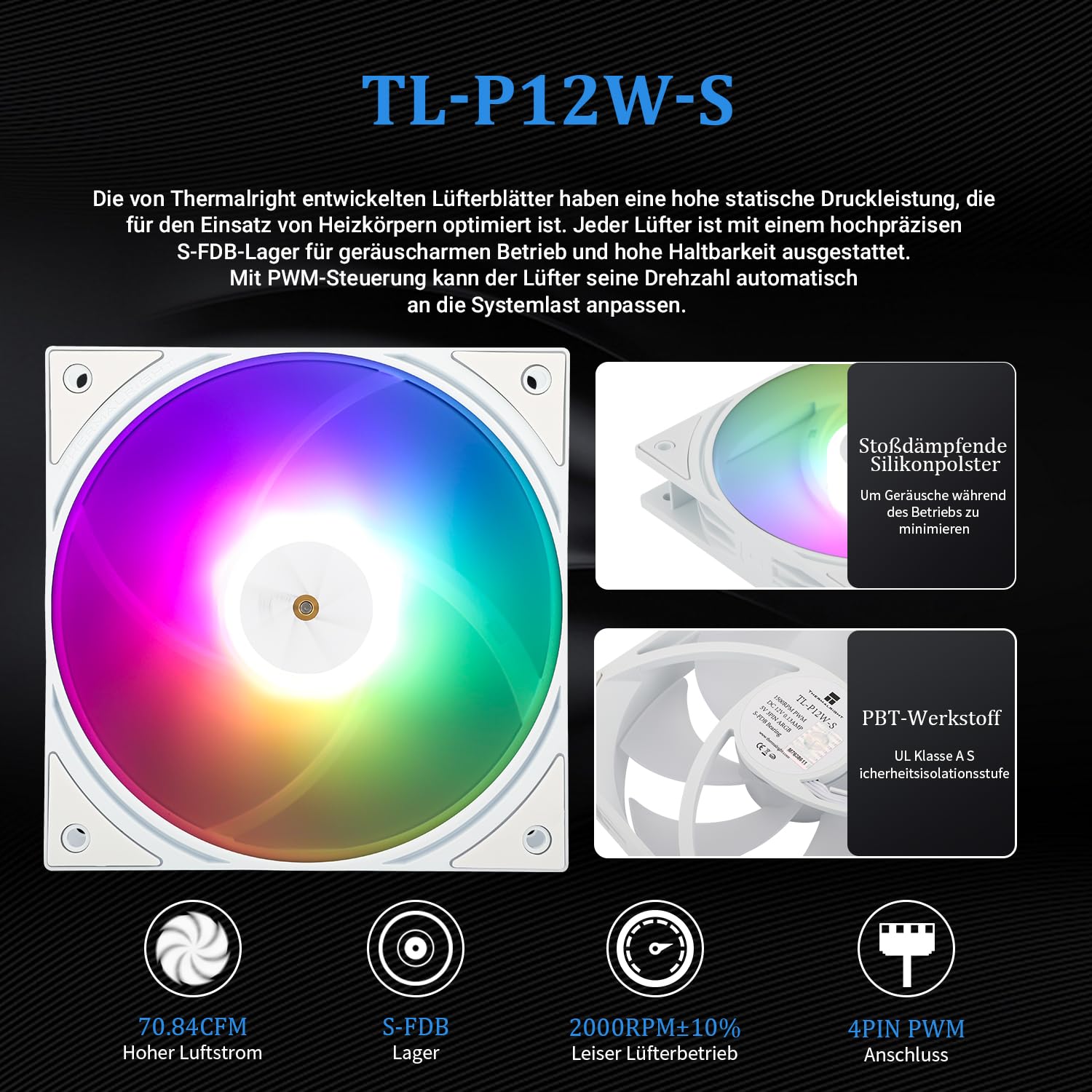 Thermalright FW PRO 360 ARGB MEW CPU AIO, schermo LCD IPS con risoluzione 320 x 320, per AM5 & Intel 1700/1851, ad alte prestazioni 360 specs raffreddato ad acqua con display rimovibile