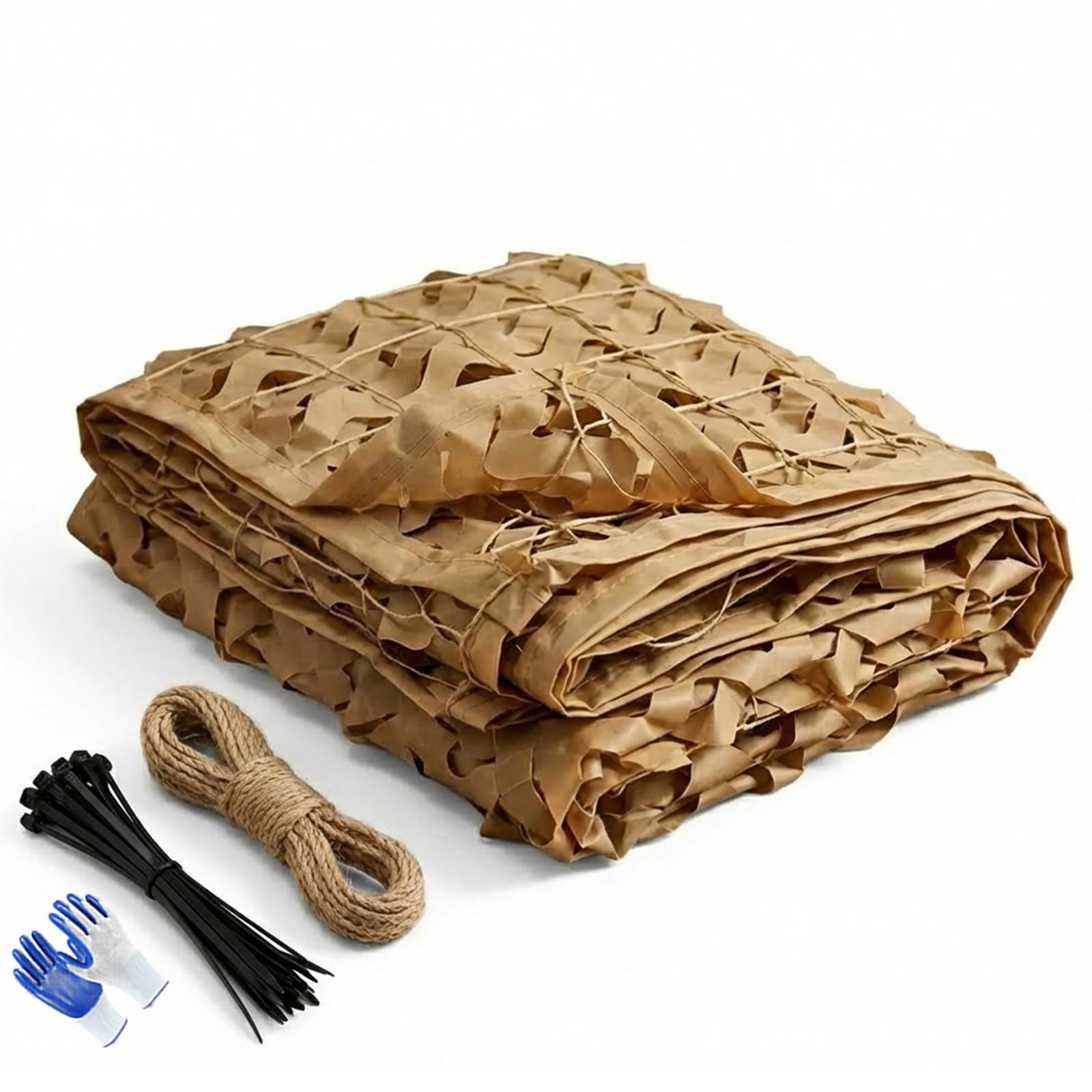 Red de Camuflaje Militar Reforzada Anti-UV Protección Solar Vela de Sombreado Terraza Pergola Jardín Caza Airsoft
