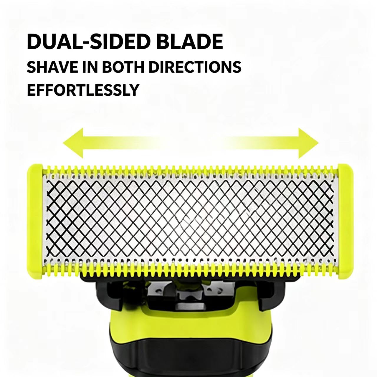 Lot de 4 lames de rasoir One Blade pour OBlade QP220 QP2824 QP2724 QP2520 QP2630 QP65XX compatibles avec Philips OneBlade Pro Lames de rechange pour homme