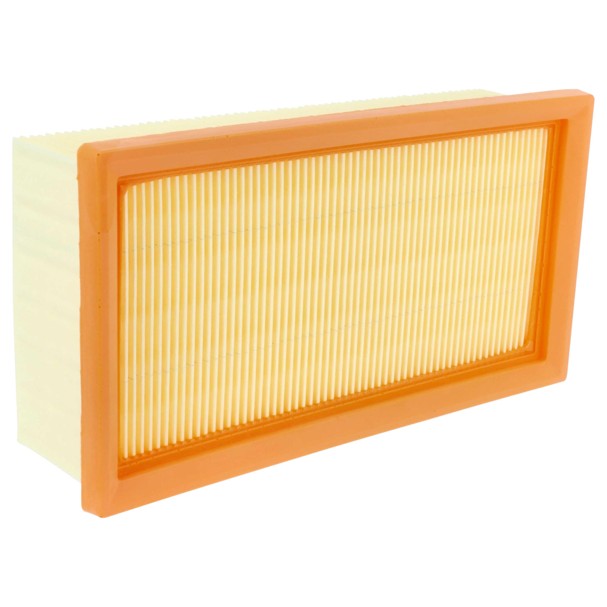 vhbw 10x Filtro plisado plano L - M reemplaza Festool 452065 para aspiradora, seco y húmedo - Elemento filtrante