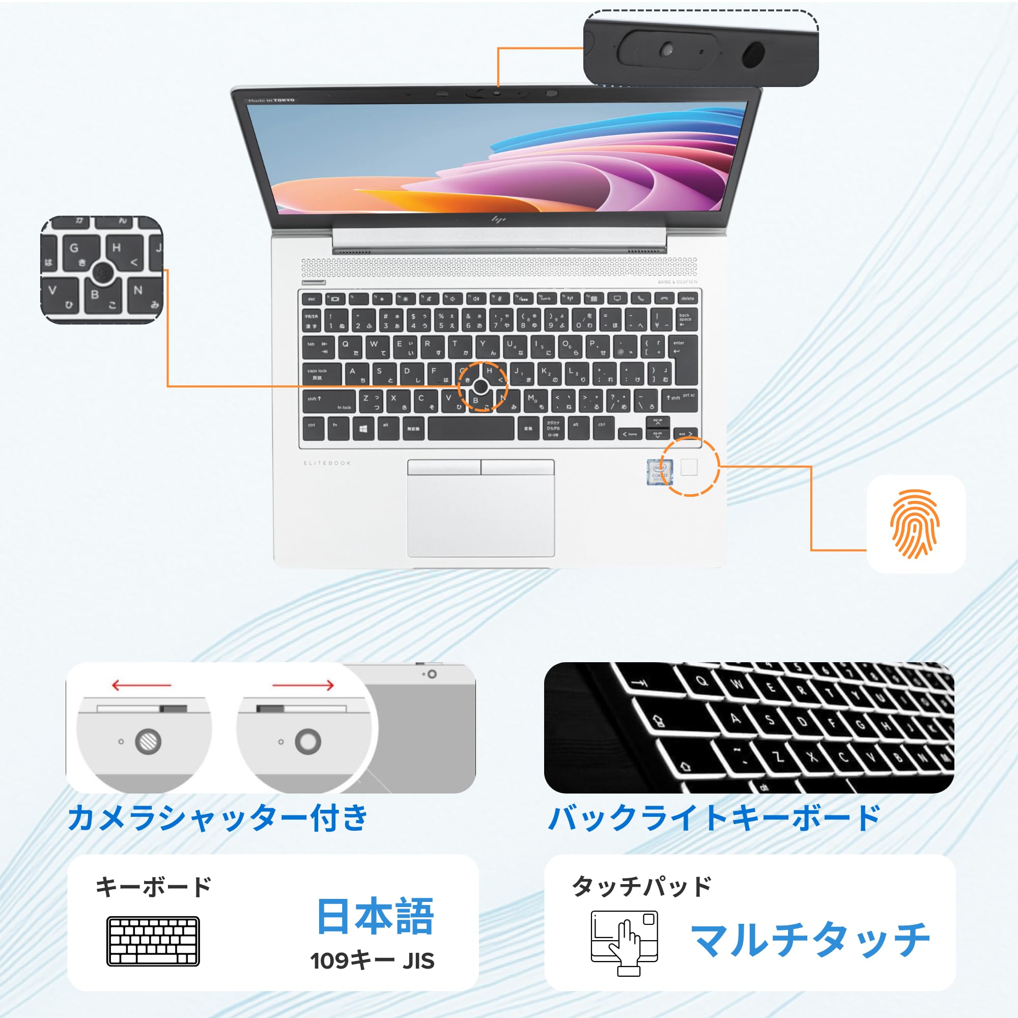 Amazon.co.jp: HP EliteBook 830 G6, i7-8565U, メモリー8GB, SSD256GB