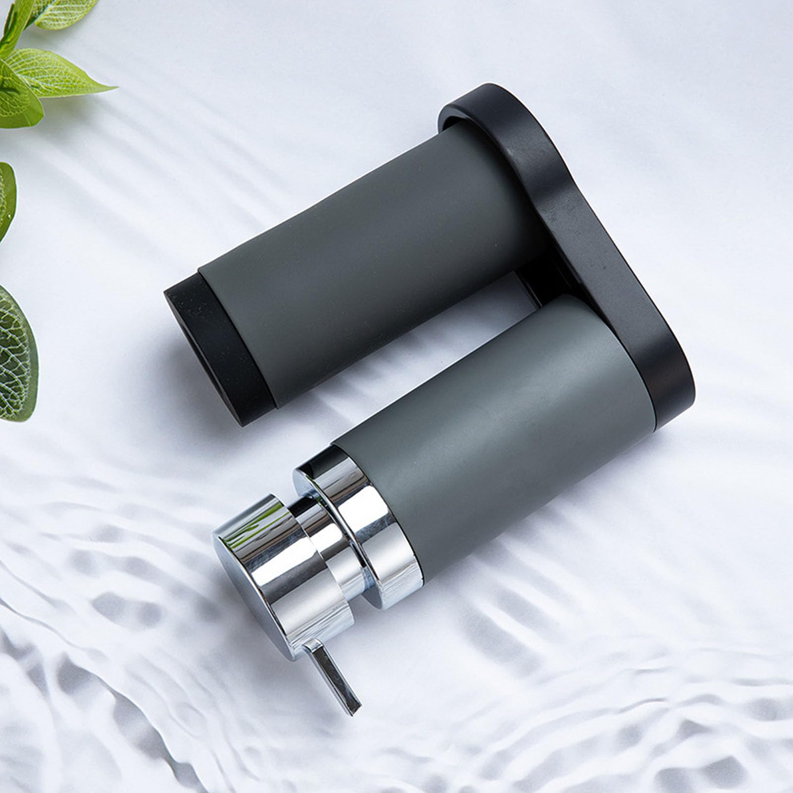 Distributeur de savon à vaisselle, bouteille de récipient de lotion de savon, distributeur de savon pour les mains avec plateau, organisateur de distribution de shampoing liquide