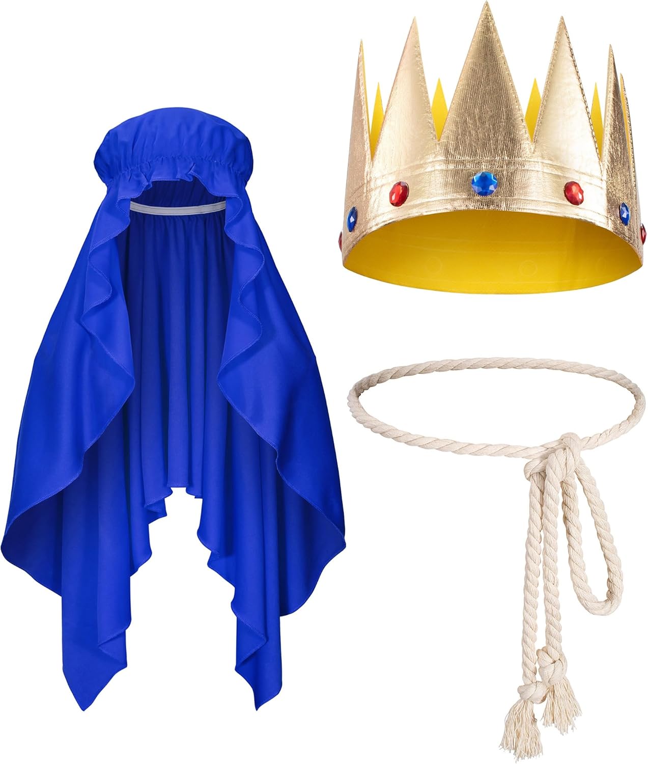 TOKYO REVENGERS Kids 3 Wise Men Robe Biblical Nativity Outfit Three Kings Costume For Boys Accessories Set