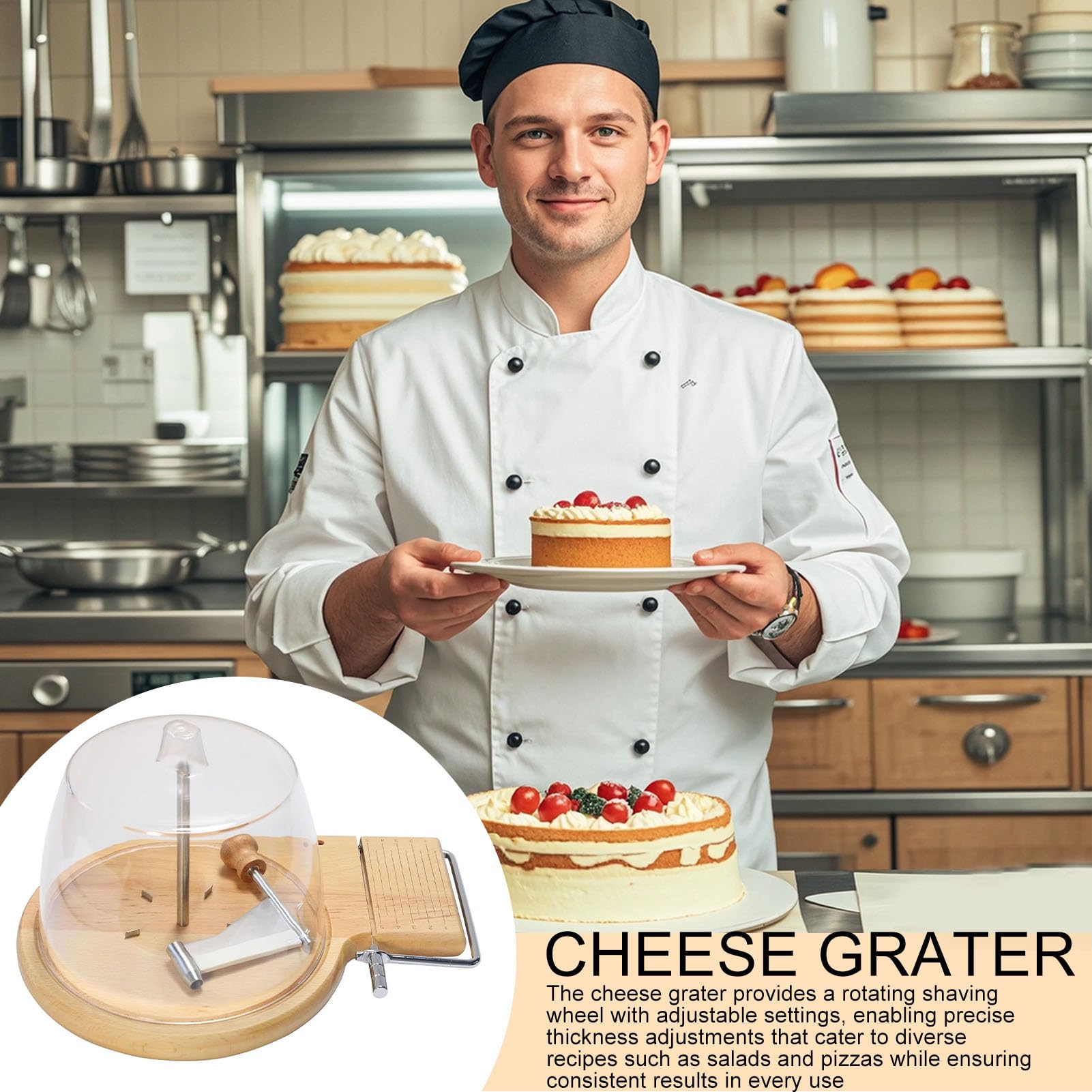 Käseschneider - Multifunktional und Effizient - Schneider für Blockkäse | Küchengerät Für Hauskochen, Mahlzeitenvorbereitung, Täglich Gesunde Ernährung, Vegetarische Diät,