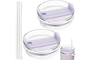 40oz Tumbler Lid Compatible for Stanley, 2 Pack Replacement Tumbler Lids