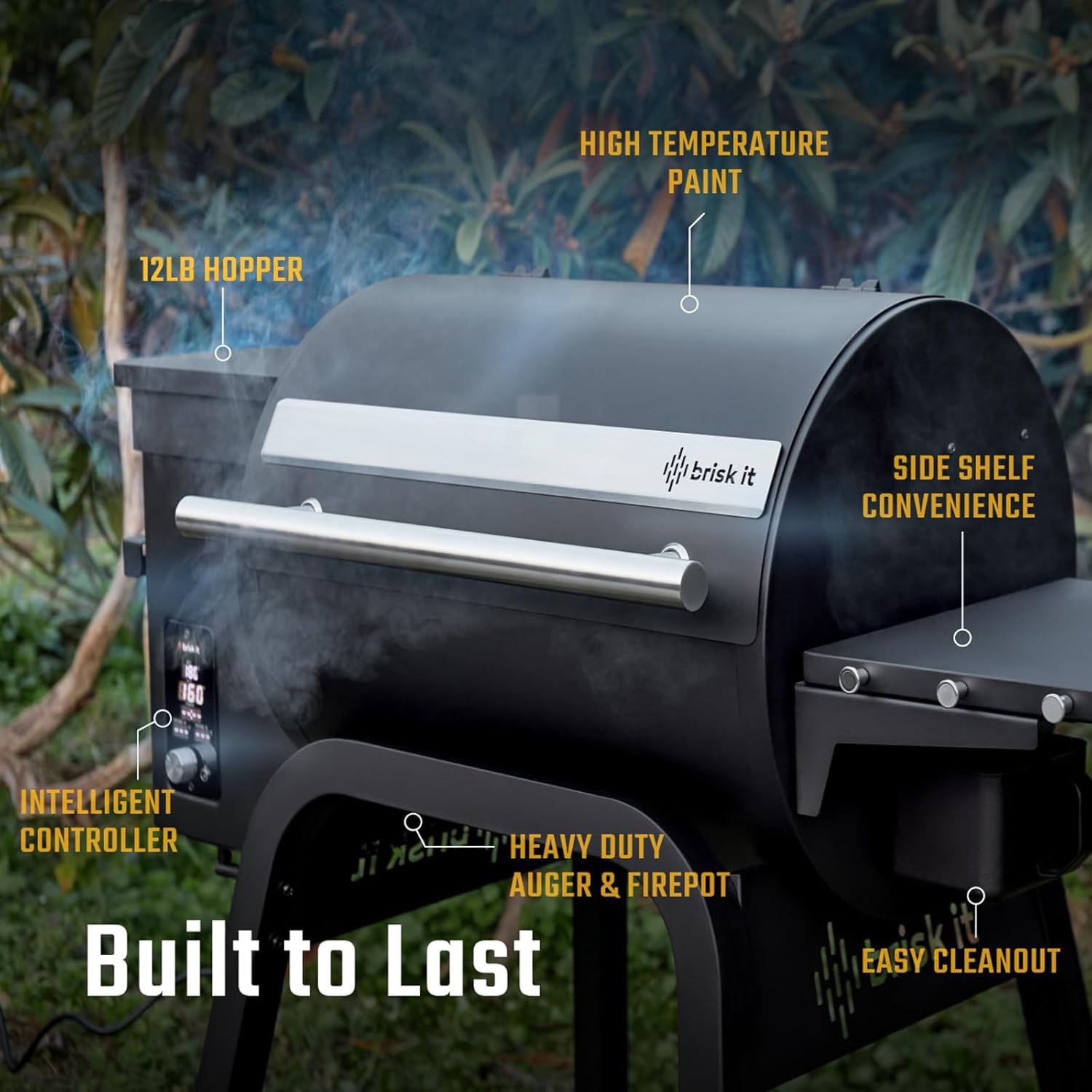 Electric Wood Pellet Smoker Grill