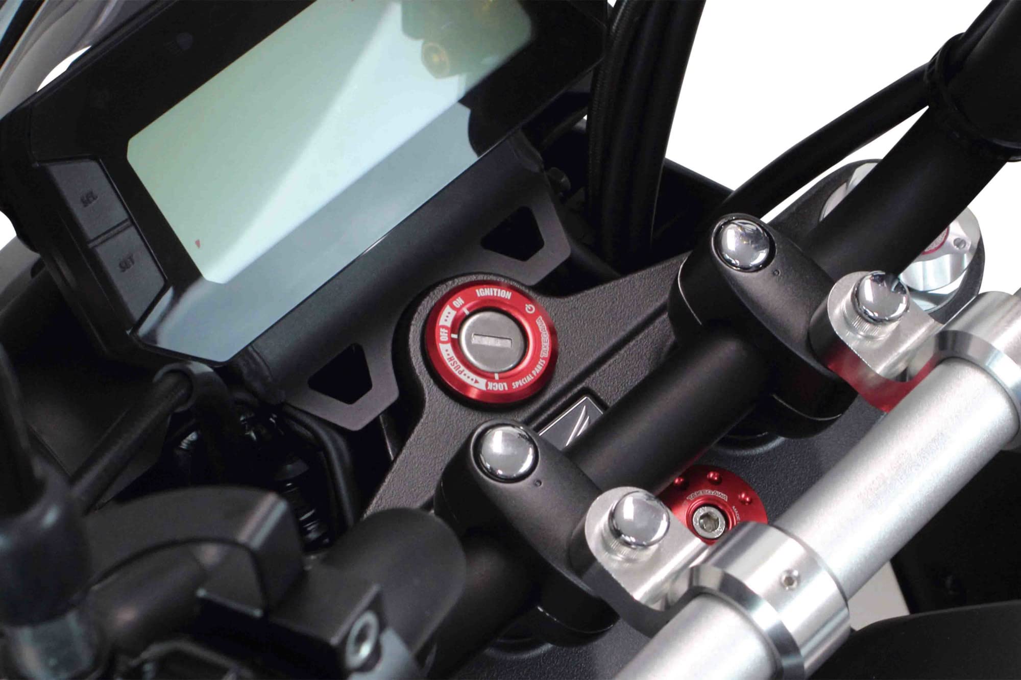 Amazon | SP武川(TAKEGAWA) メインスイッチカバー レッド GROM/MSX125