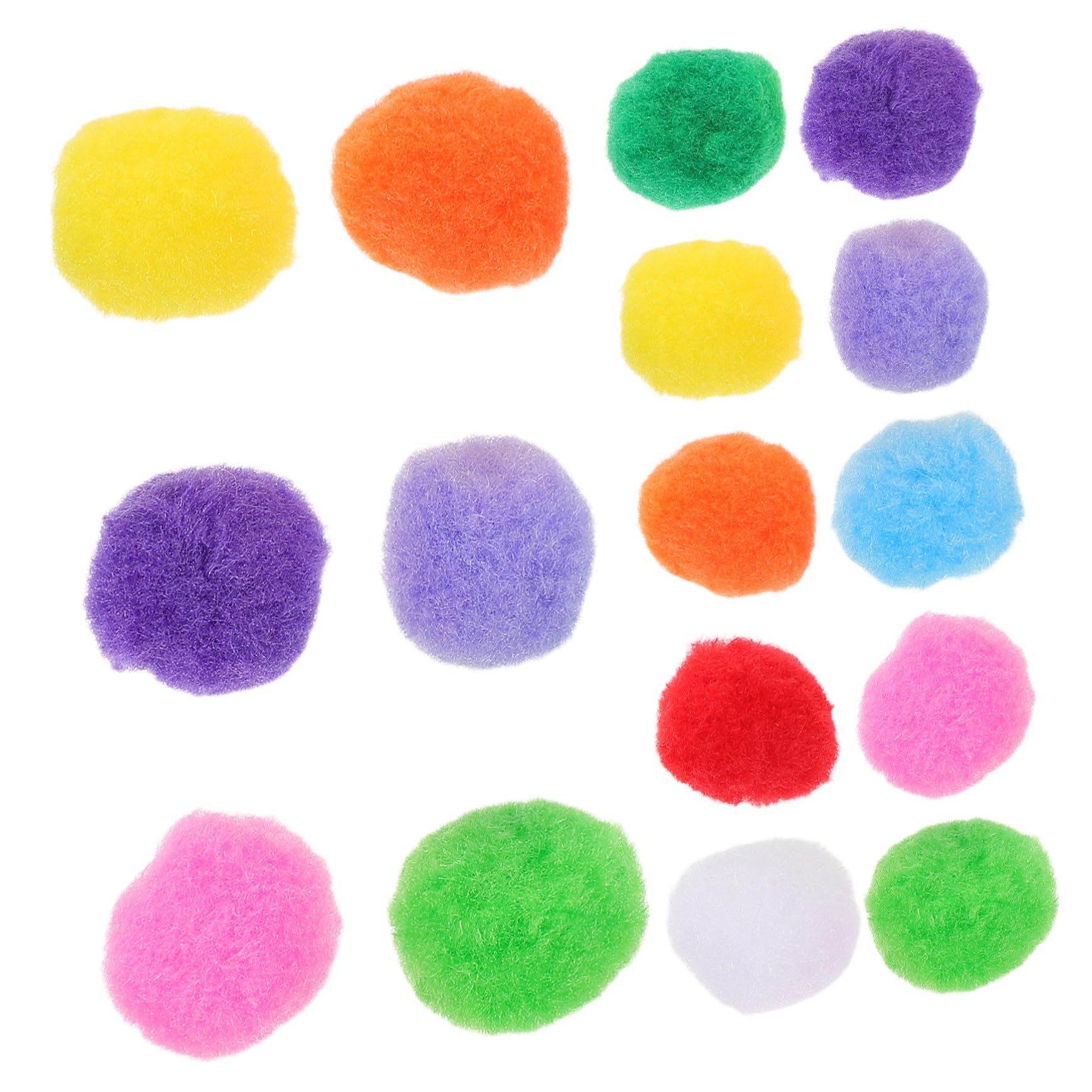 Pompons de Cheerleading en Peluche 1000 Pièces 3cm Multicolores