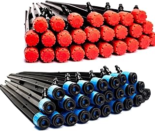 52 Pack Drip Emitters Sprays for 1/4" Drip Irrigation Tubing (26 pcs Emitters Vortex + 26 pcs Emitters Stream)