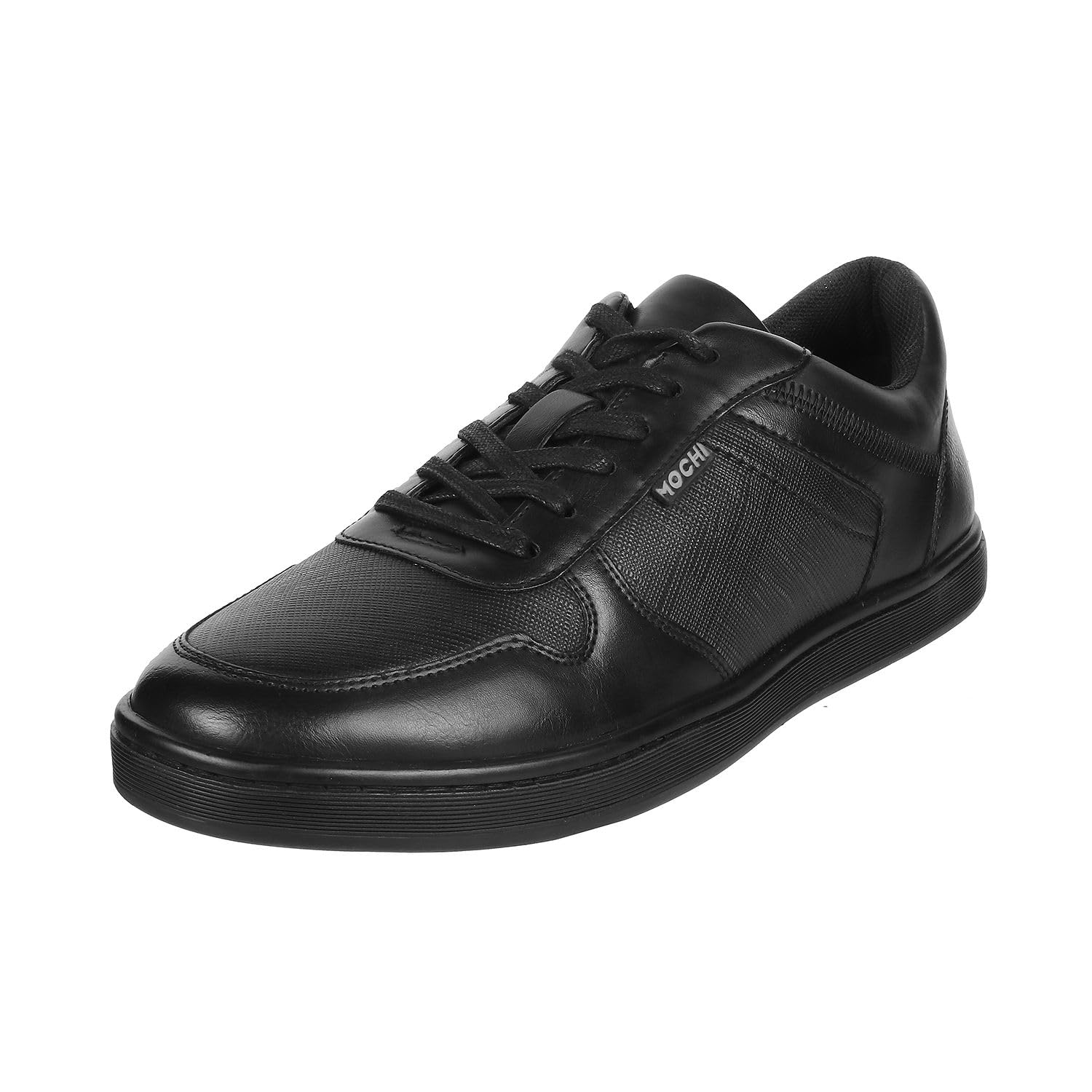 Mochi Mens Black Faux Leather Stylish Casual Active Athleisure Sneaker UK/9 EU/43 (71-8768) (B0C7CLKH3L) Amazon Price History, Amazon Price Tracker