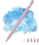 MoKo Stylus Pen for Android Touchscreen, Rechargeable Tablet Pen for Samsung Galaxy Tab A9+/Vivo/Xiaomi and Other Android Tablet & Smartphone, Universal Active Fine Point Stylus, White