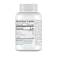 Vista 2 de OraCoat XyliGum Goma de mascar de boca seca sin azúcar, botella de 100 piezas, chicle de menta verde con xilitol para boca seca, ayuda a estimular