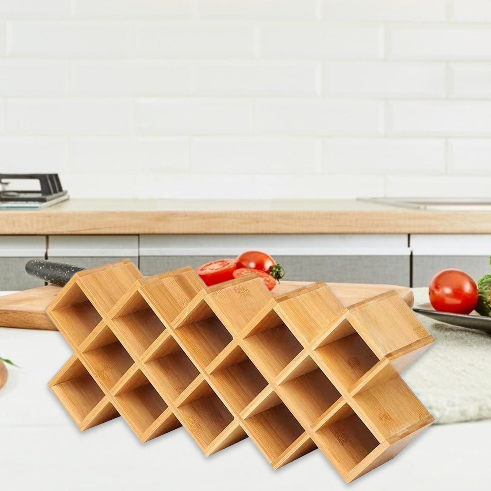 Organizador de Condimentos y Especias para la Cocina Estante Organizador | Soporte para Repisa de Condimentos para Encimeras, Armarios, Cajones y Cocina