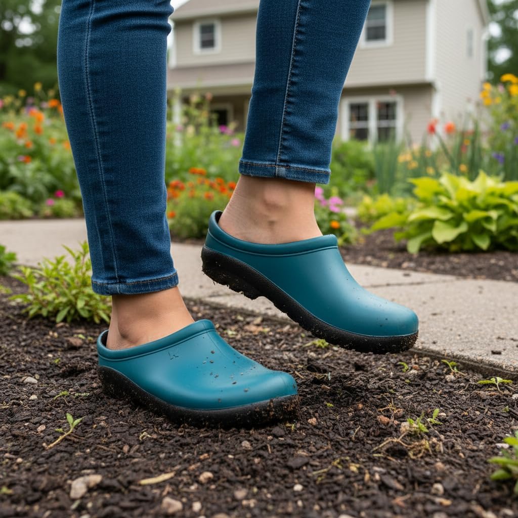 Sloggers Waterproof Garden Clogs for Women – Traditional Garden Clogs with Premium Comfort Support Insole - Image 2