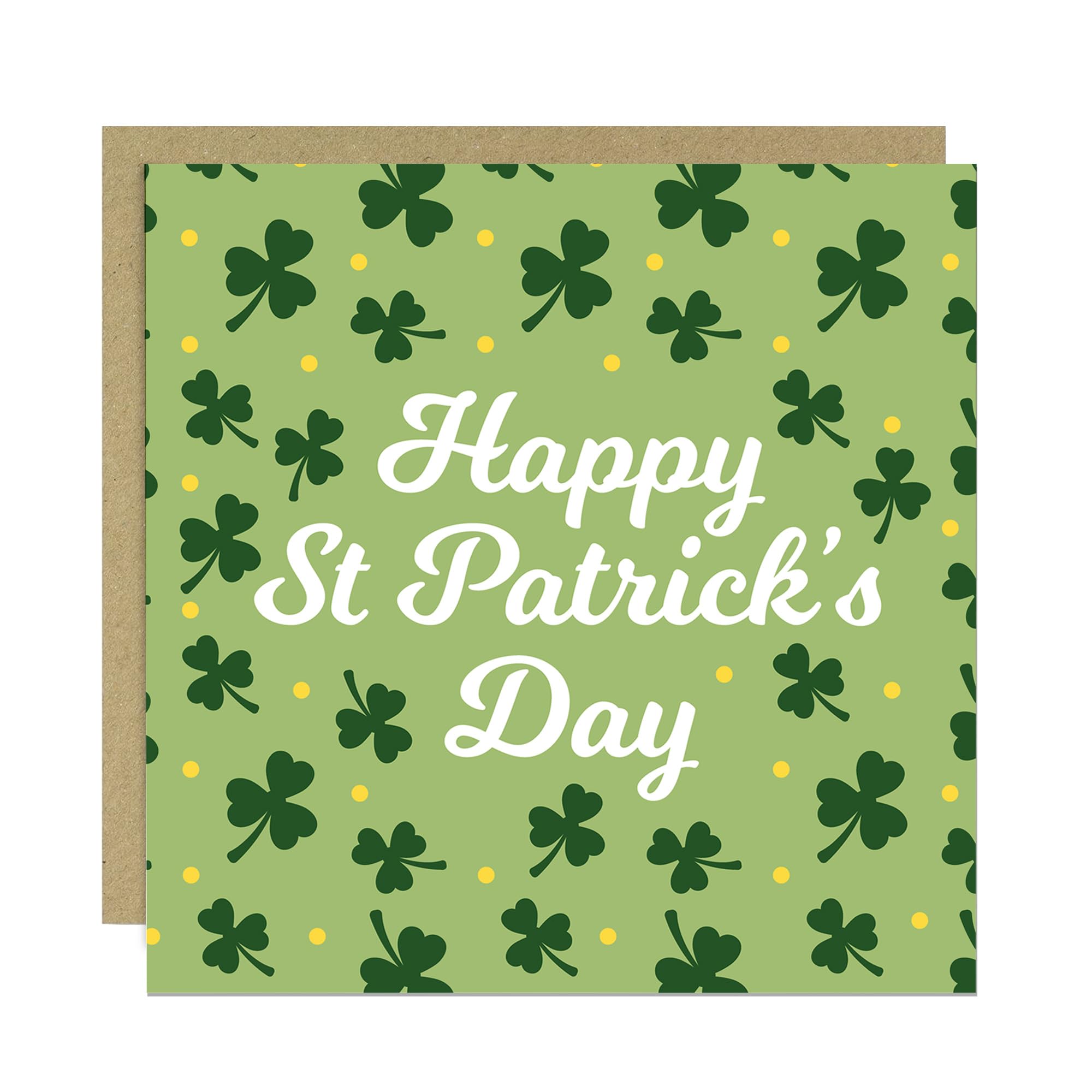 RED OCEAN St Patricks Day Card - Irish Shamrock for Friends and Family, Kids, Husband, Wife, Paddy's Day Card, Irish Card, Happy St Patrick's Day Cards