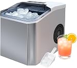 ITOMA Nugget LCE Ice Maker, Pellet Chewing Ice Maker, Self-Cleaning, Click-to-Run, Home/Kitchen/Office/Bar Party