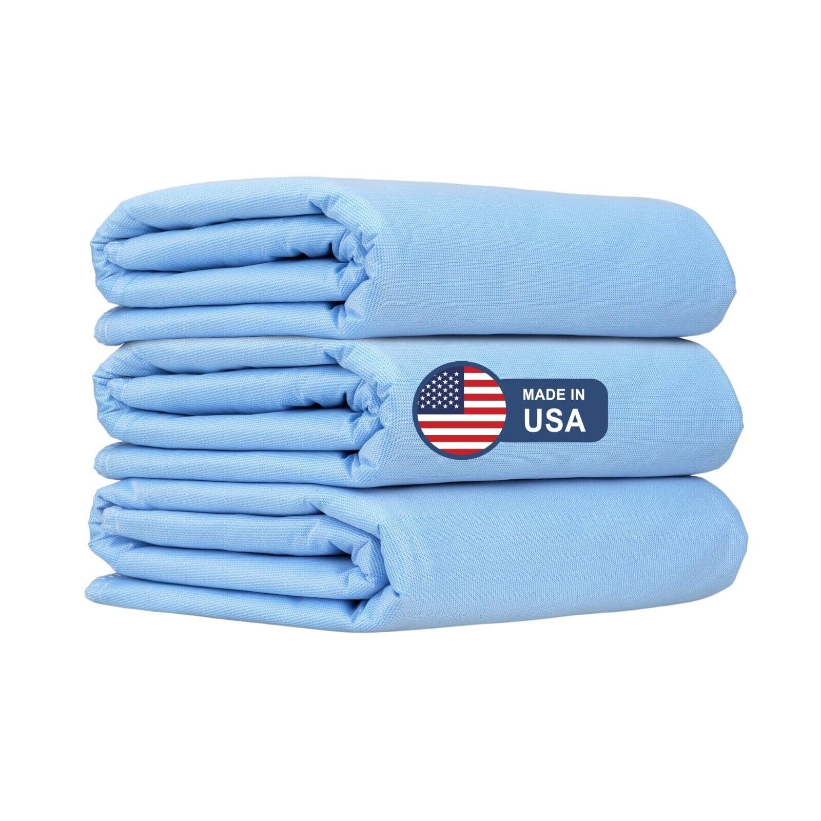 XL Washable Reusable Underpads 36"x54" Waterproof Absorbent Incontinence Bed Pad [3 Pack] Large Underpad with Heavy 4-Layer Protection for Beds Sofa