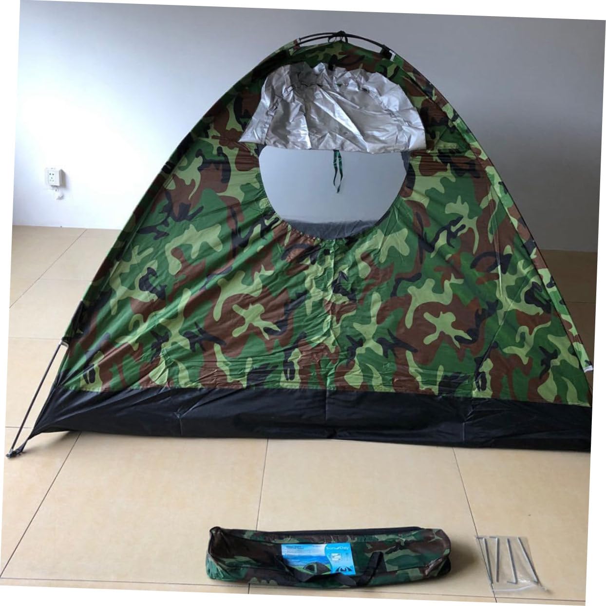 ifundom Wasserdichtes Outdoor-notzelt Tarnmuster-campingzelt Reisezelt für Camping Robust und Praktisch