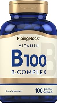 Piping Rock Vitamin B100 Complex | 100 Capsules