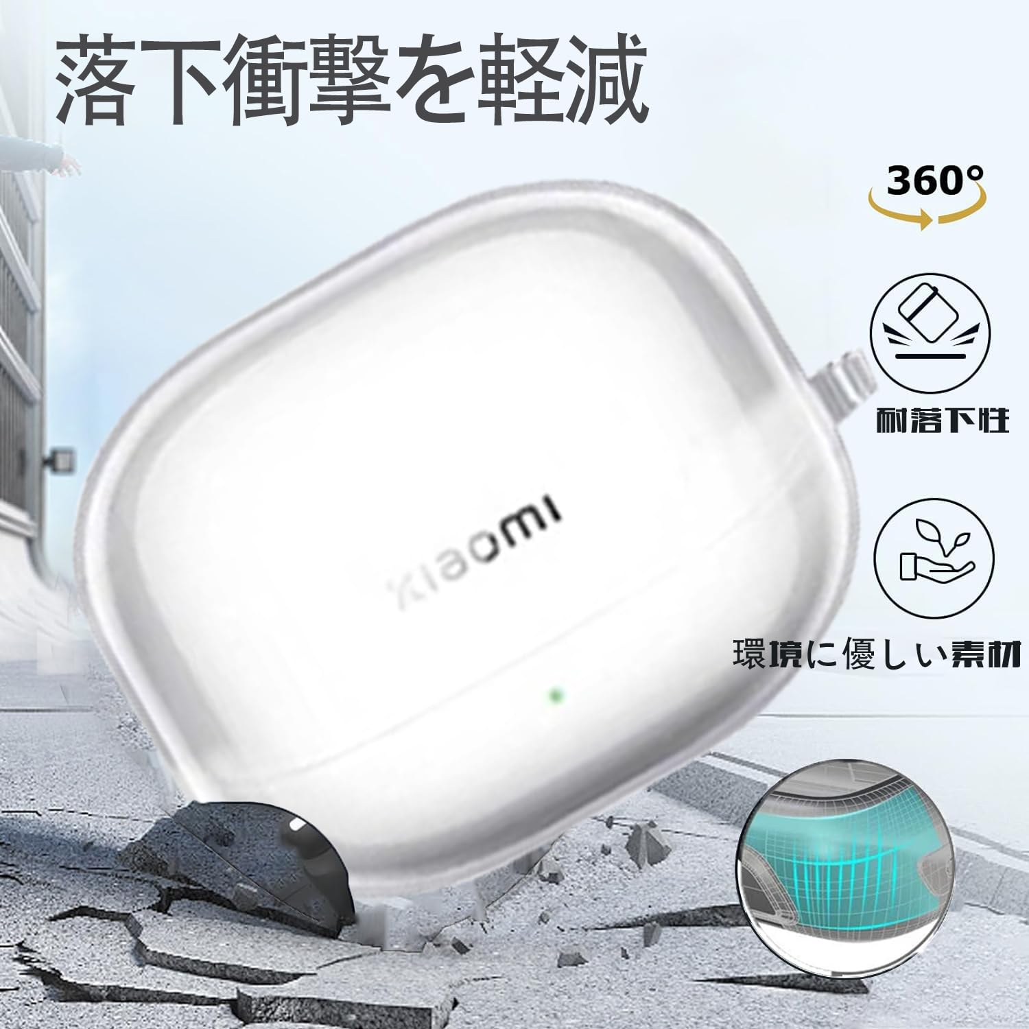 Amazon | For Xiaomi Buds 5 Pro ケース カバー【HNWEIWEI