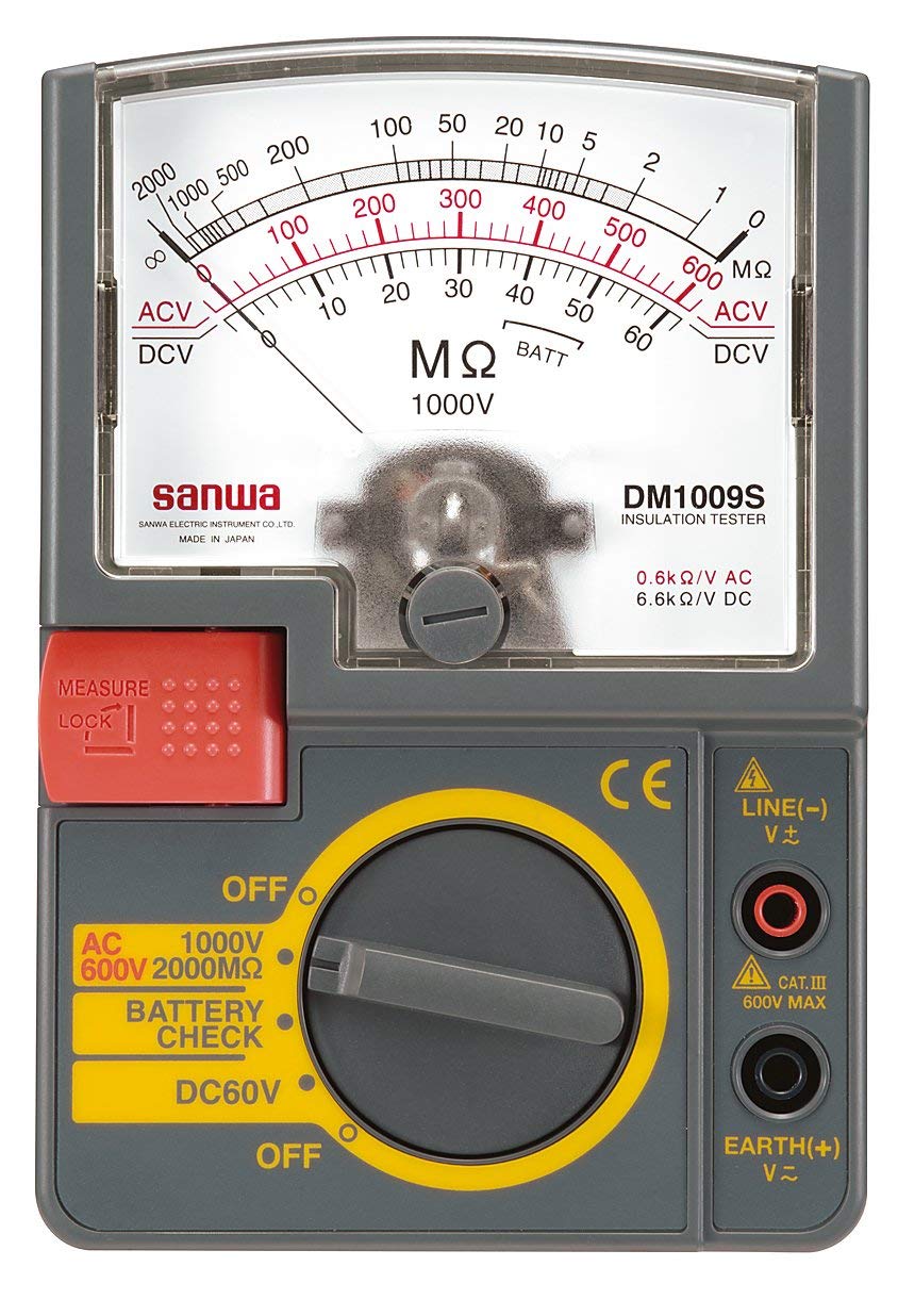 Sanwa, Japan DM1009S Insulation Tester 1000V/2000M? (MADE IN JAPAN) (B0825SMY9X) Amazon Price History, Amazon Price Tracker