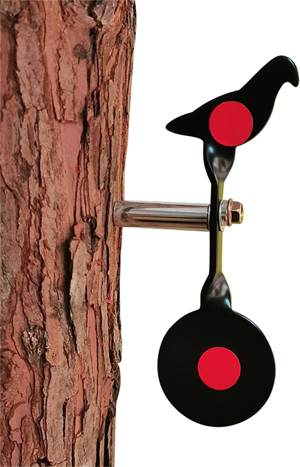 Small Spinner Air Gun Target - Screwed-Type Steel Plinking for Bird Bear BB Gun and Slingshot