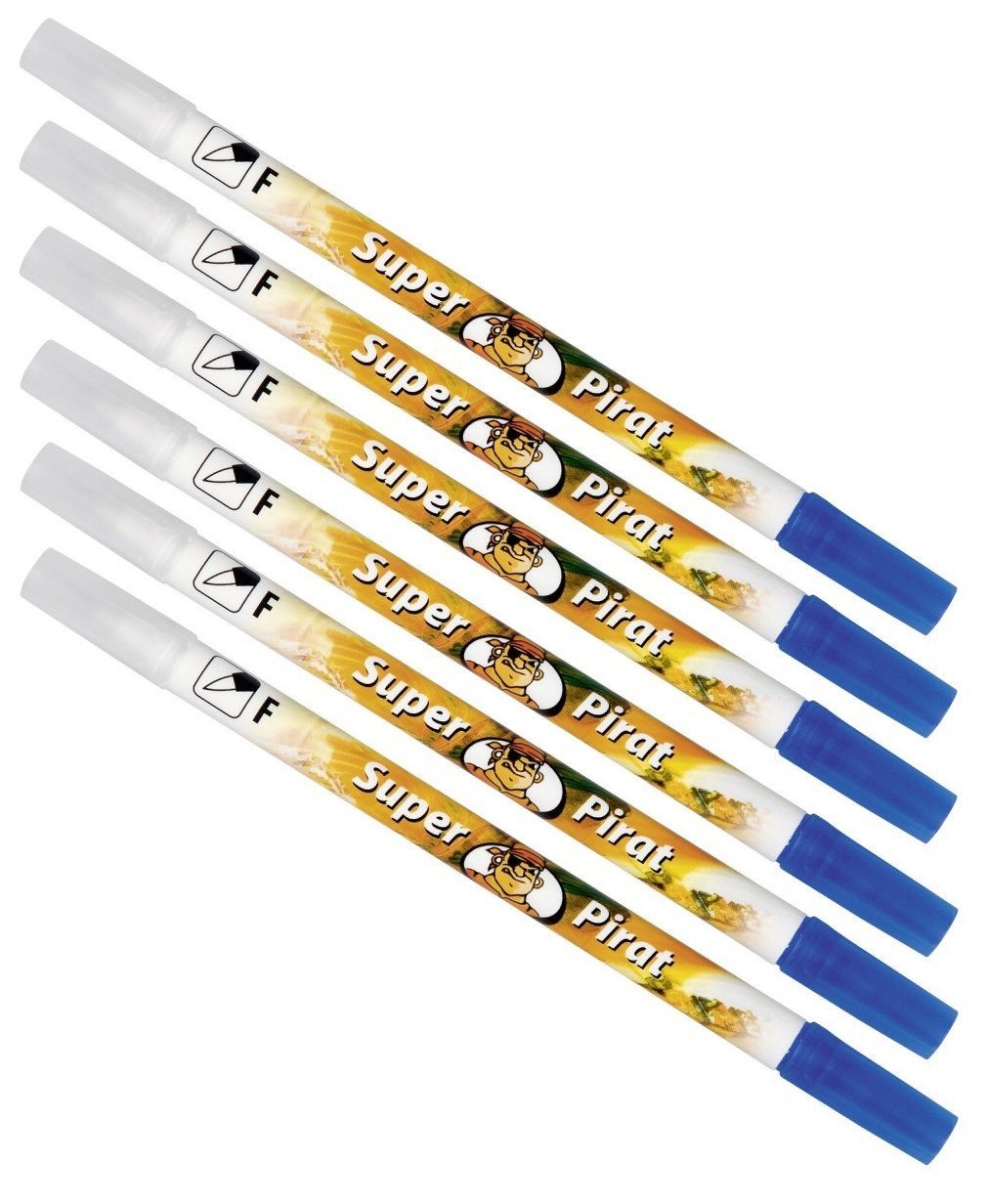Pelikan Super-Pirat 850F 987016 6 sztuk w ekonomicznym opakowaniu 6 sztuk