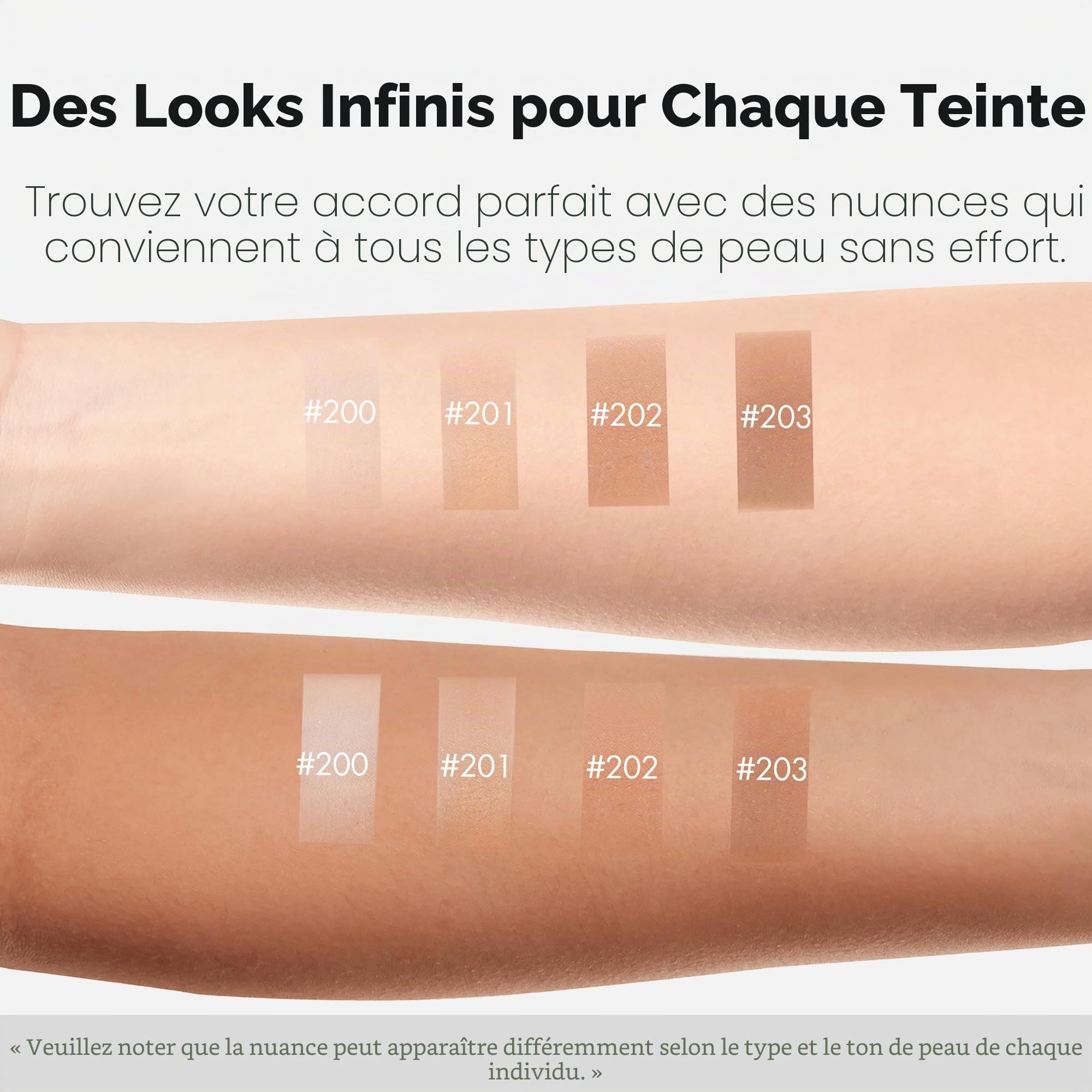 ELROEL BLANC Cover Cream Stick V - Fond de teint coréen à changement de couleur avec pinceau amovible - Couvrance complète à moyenne (60 g, naturel)