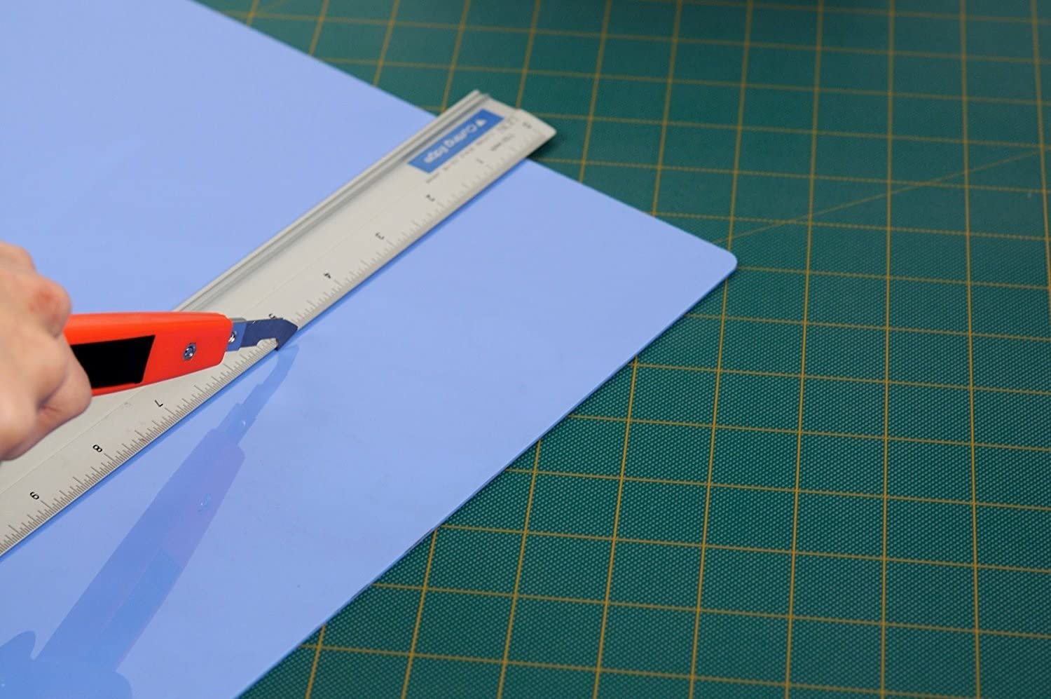 Dayish Acrylic Plastic Fiber Sheets Cutter, Hook Knife Cutter, Plexiglass Scoring Tool with 2 Extra Cutting Blades Inside 2