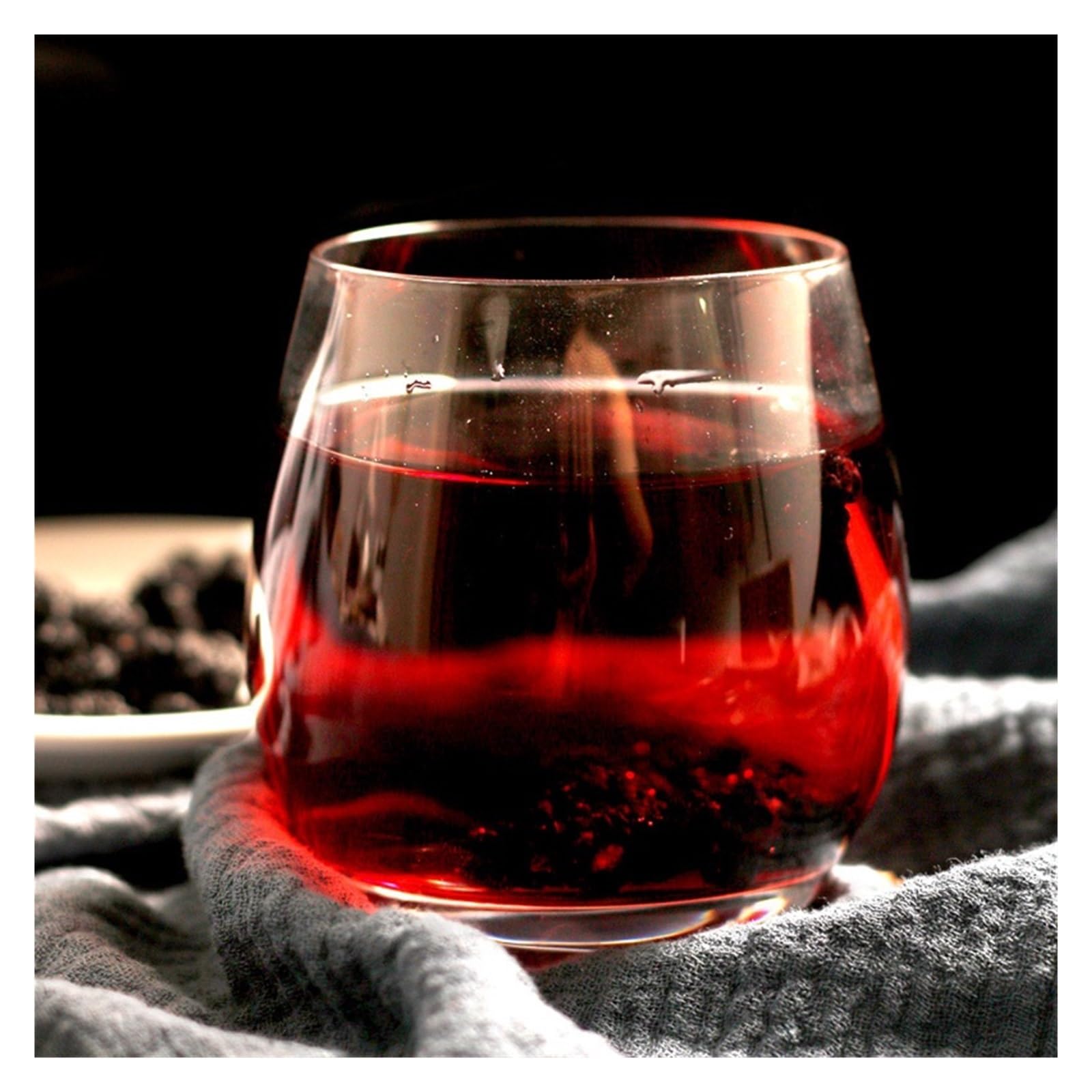 Wilde schwarze Maulbeer-Trockenfrüchte, kein Waschen erforderlich, sandfrei, for Einweichen in Wasser, verzehrfertig(500g)