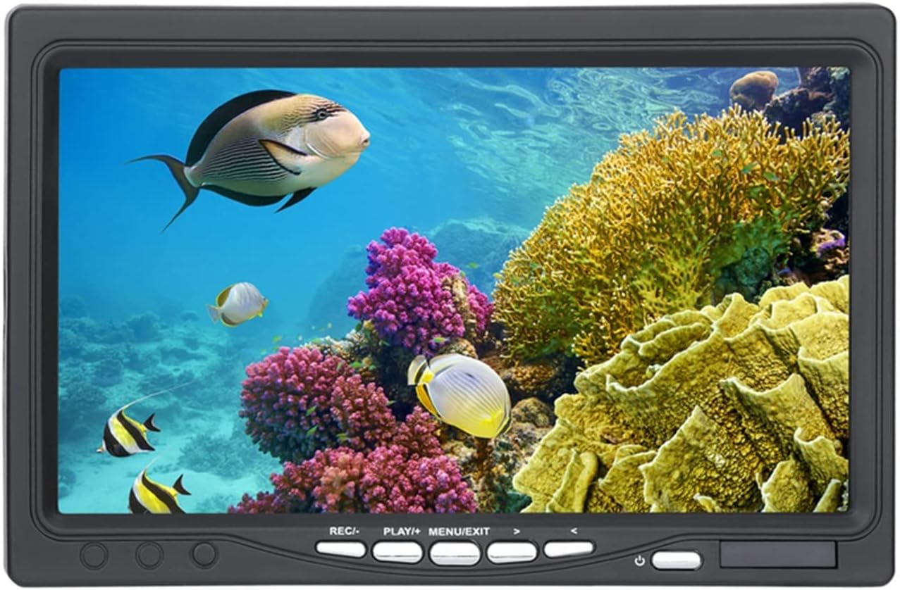Amazon | 水中魚群探知機、 20m / 30m / 50m 7 ''カラーデジタルLCD
