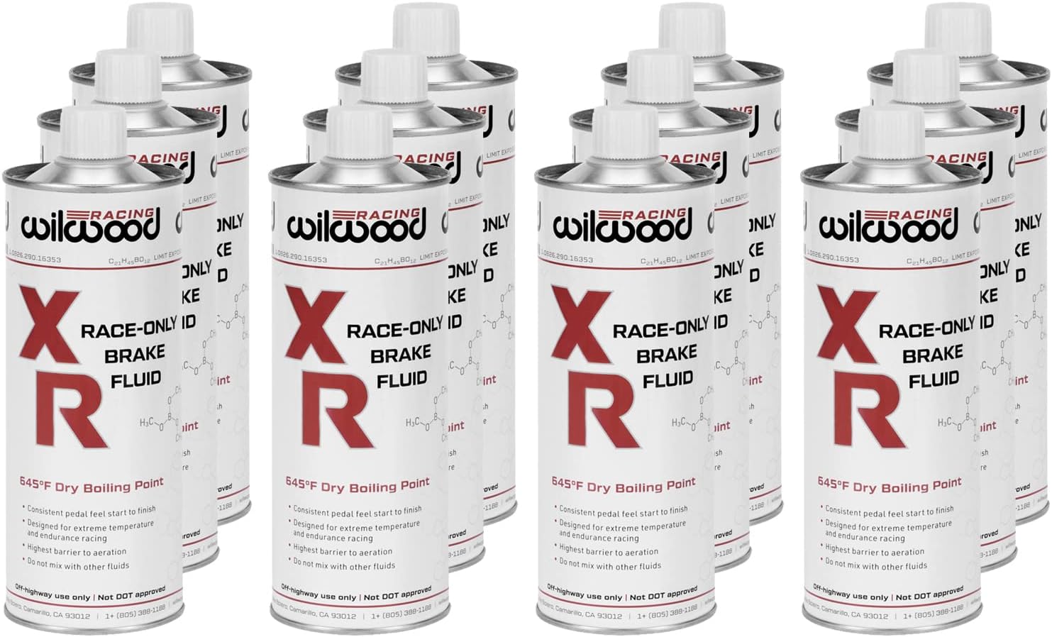 Brake Fluid XR Racing 500ml Can NON-DOT 12pk
