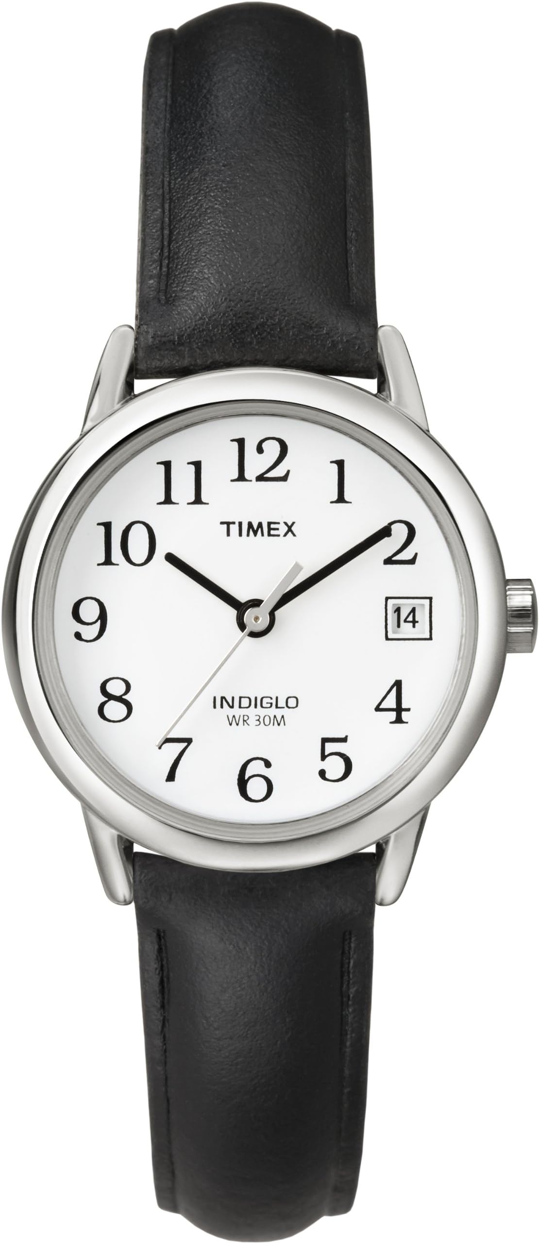 Women's Easy Reader Date Leather Strap 25mm Watch